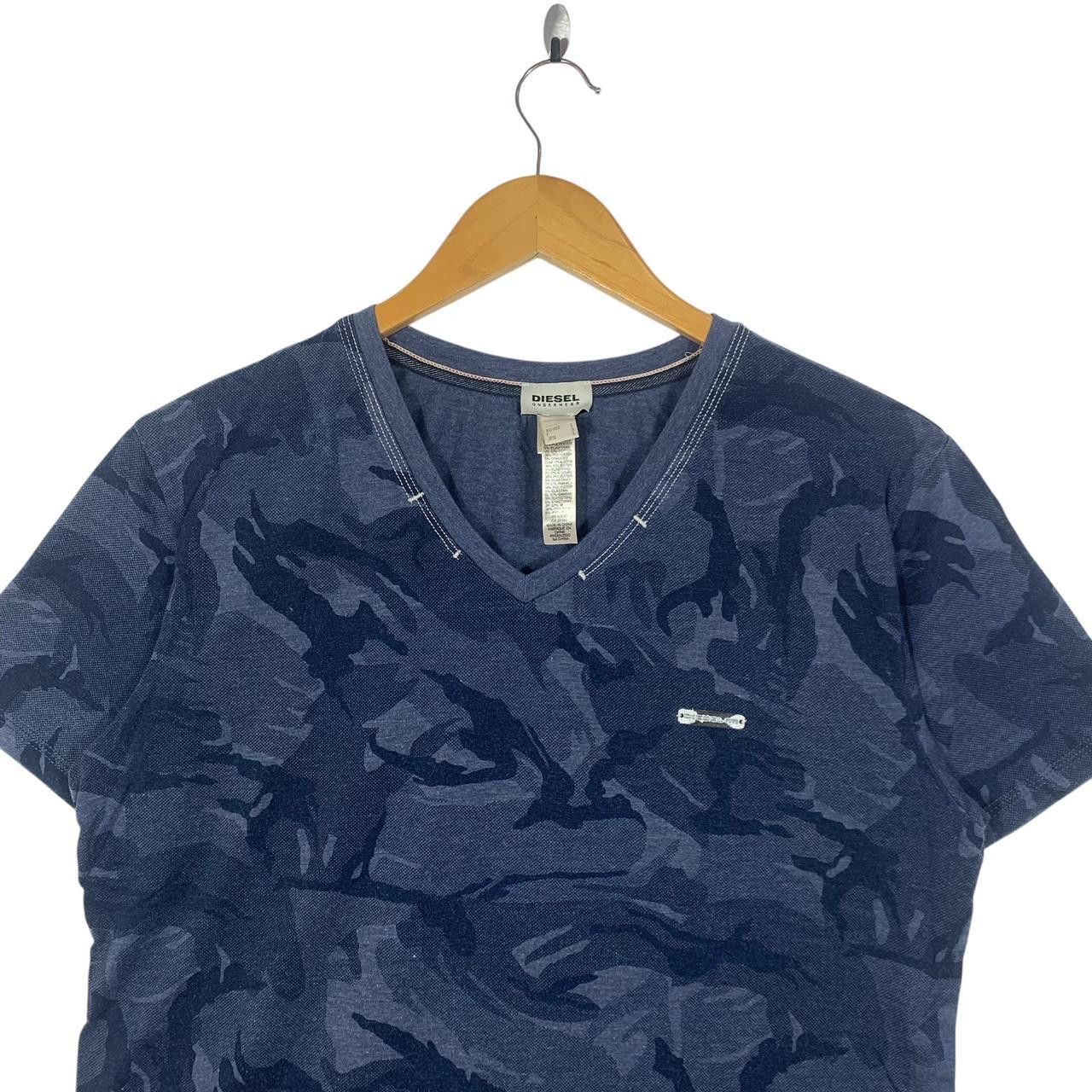 Diesel DIESEL ITALY BRAVE Camouflage Over Print Tee Shirt Top Size US L / EU 52-54 / 3 - 2 Thumbnail