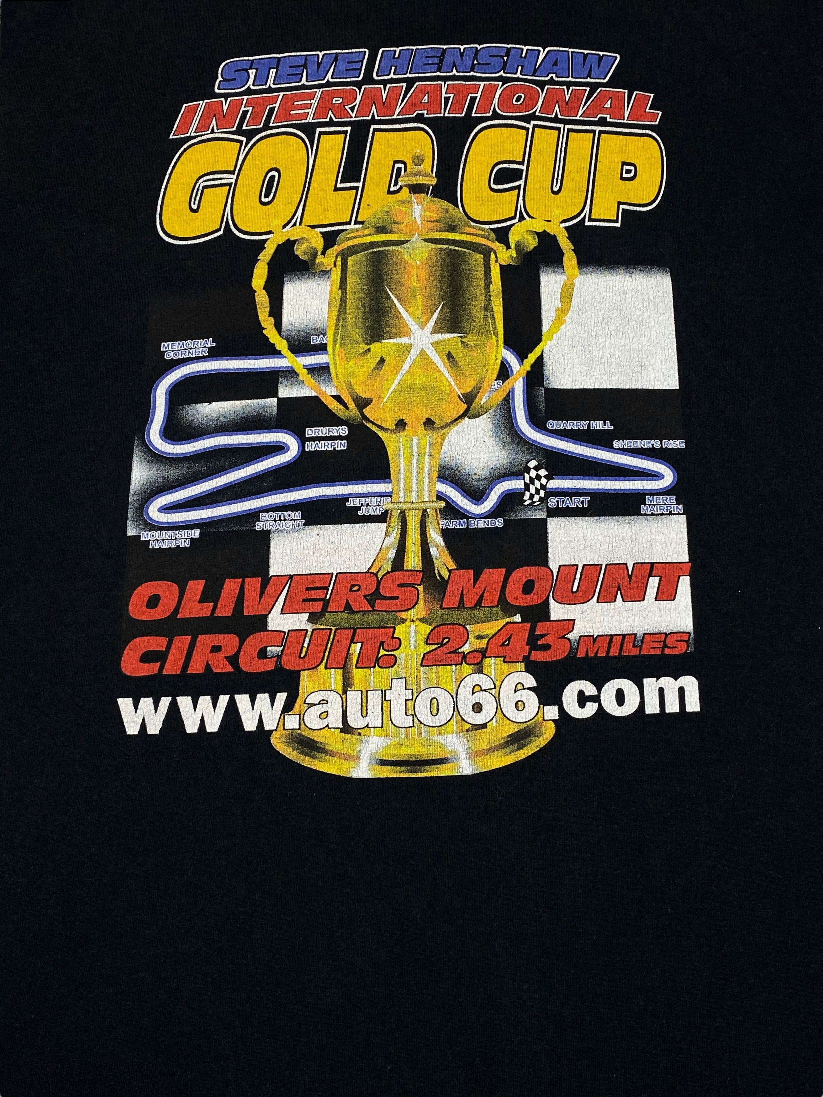 Vintage 2005 VINTAGE TT Moto GOLD CUP Racing Black T-Shirt M718 Size US S / EU 44-46 / 1 - 7 Thumbnail