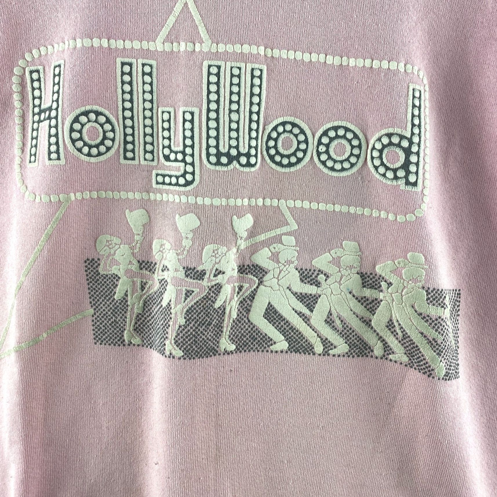 Vintage VINTAGE Hollywood Sweater Womens XL Pink 90s Fleece Pullover Casual Regular 90s Womens Pullover Sweater Pink USA Made Logo Knit Size XL / US 12-14 / IT 48-50 - 7 Thumbnail