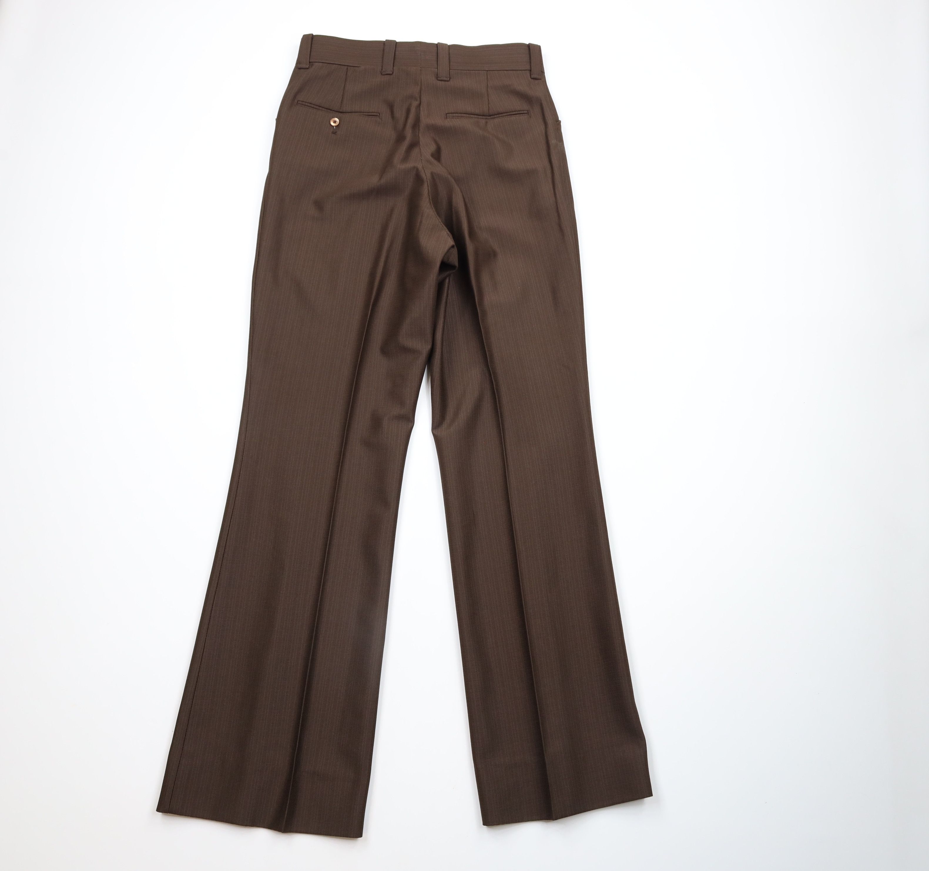 Vintage Vintage 70s Streetwear Knit Bell Bottoms Pants Brown USA Size US 30 / EU 46 - 6 Thumbnail