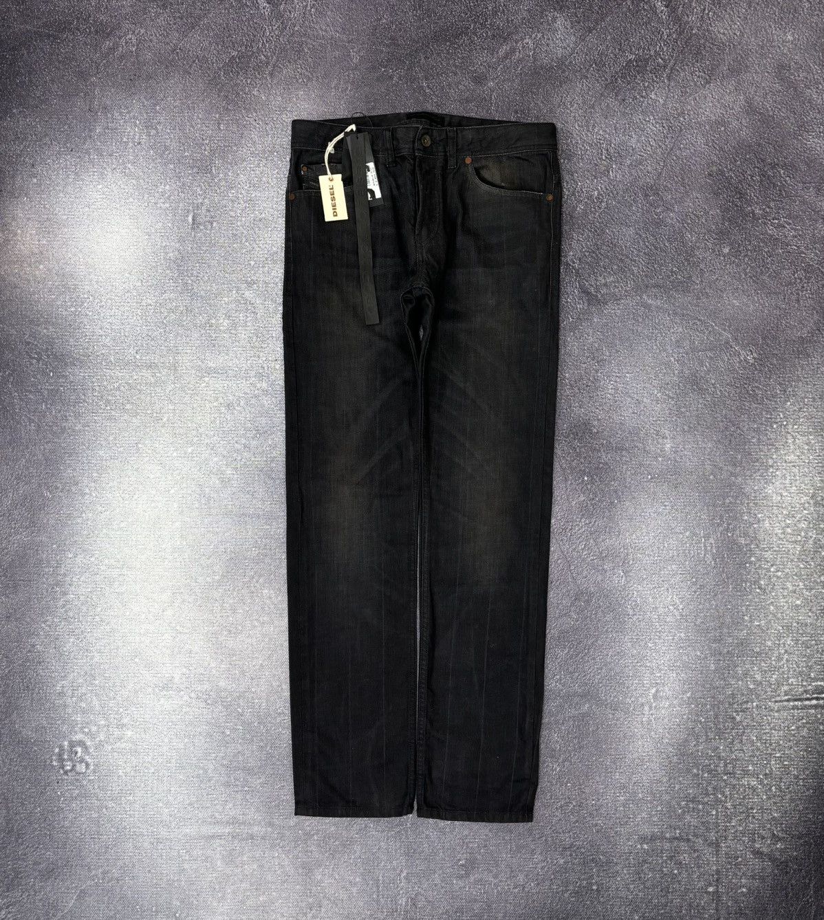 Diesel Black Gold NWT Excess Black Straight Denim Jeans