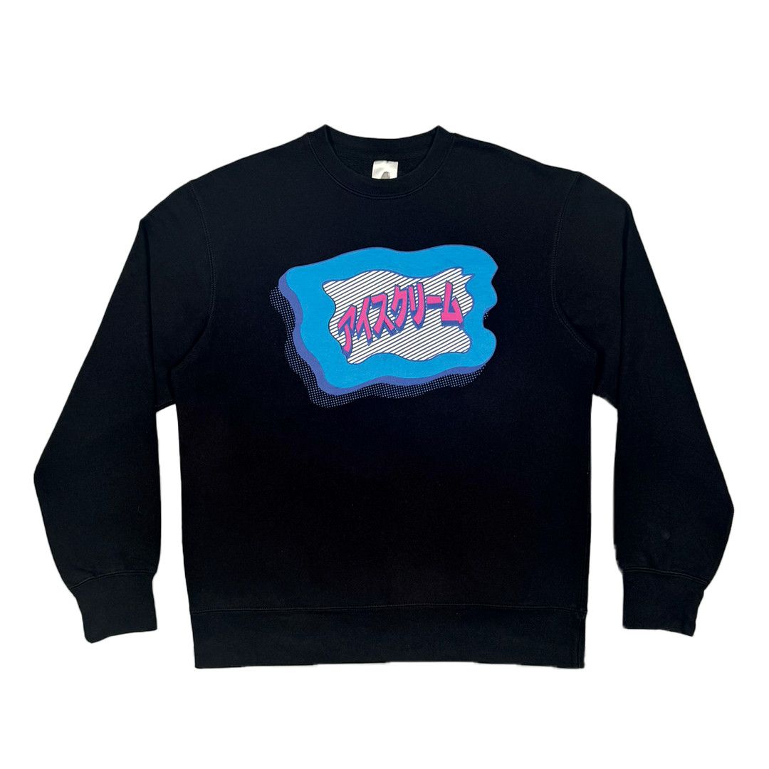 Icecream Icecream - Japanese Logo Spellout Sweatshirt - Black - M Size US M / EU 48-50 / 2 - 1 Thumbnail