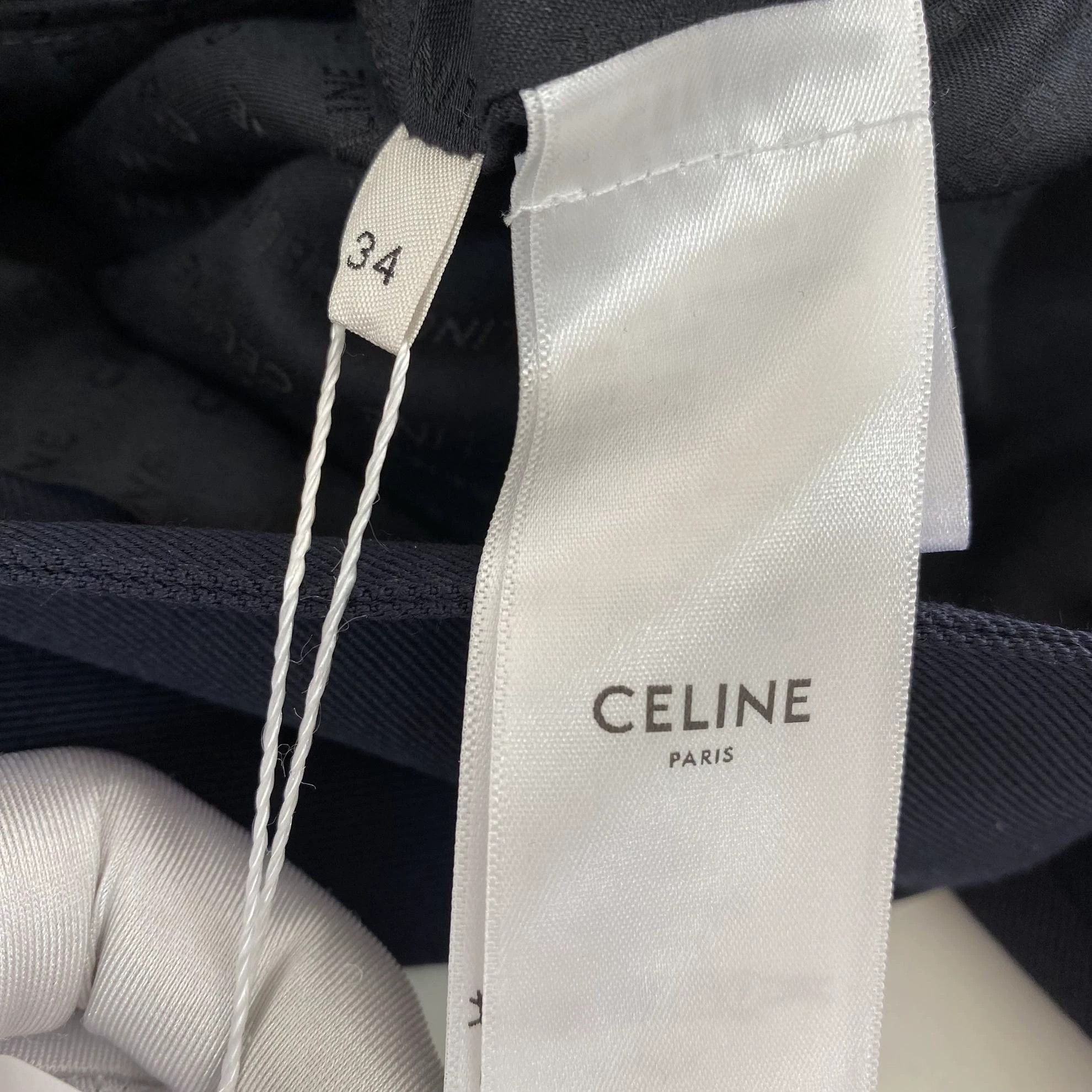 Celine Celine Navy Blue Jacket Women's Size 34 Size XXS / US 00 / IT 34 - 6 Thumbnail