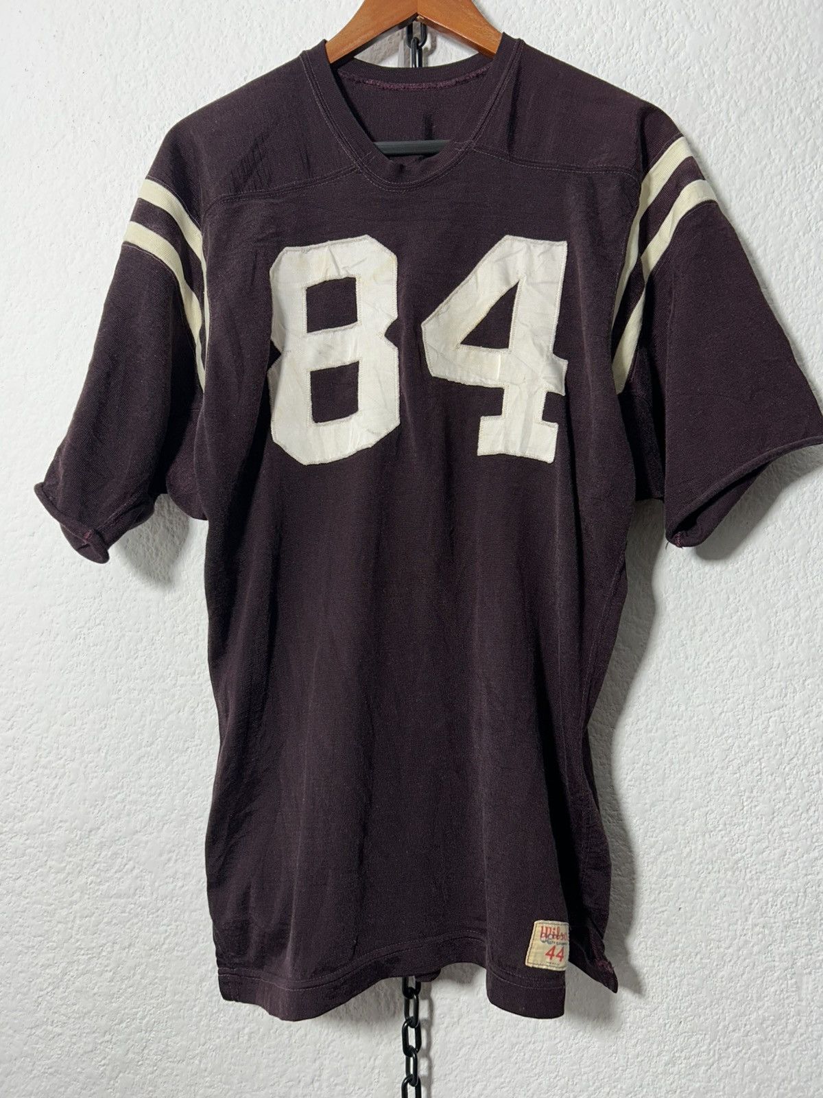 Vintage 60s Wilson Football Jersey Size US L / EU 52-54 / 3 - 1 Thumbnail