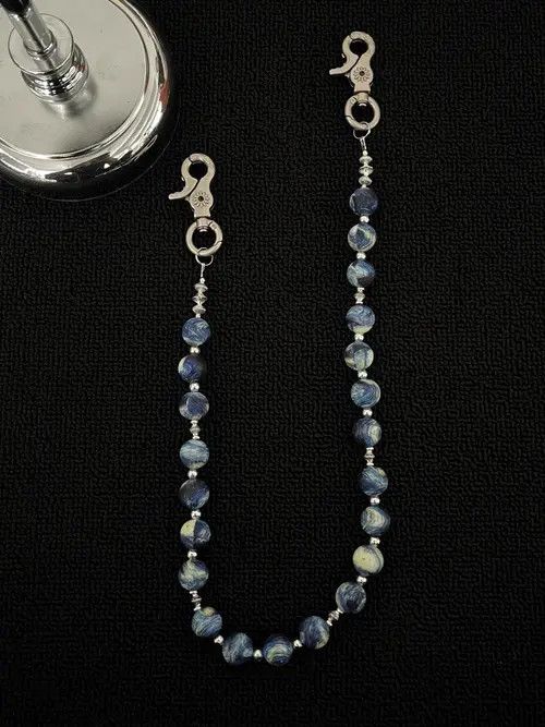 Jewelry Van Gogh Painting Wallet Chain, Y2K Jeans Chain Size ONE SIZE - 2 Thumbnail