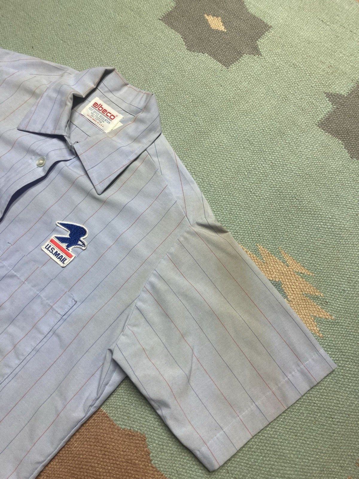 Vintage Vintage button shirt Elbeco USPS mail carrier eagle women 38 Size L / US 10 / IT 46 - 3 Thumbnail