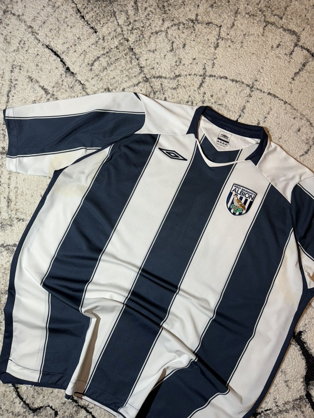 Umbro × Vintage Vintage West Bromwich Albion 2008/09 Umbro Jersey Blokcore Size US XXL / EU 58 / 5 - 3 Thumbnail