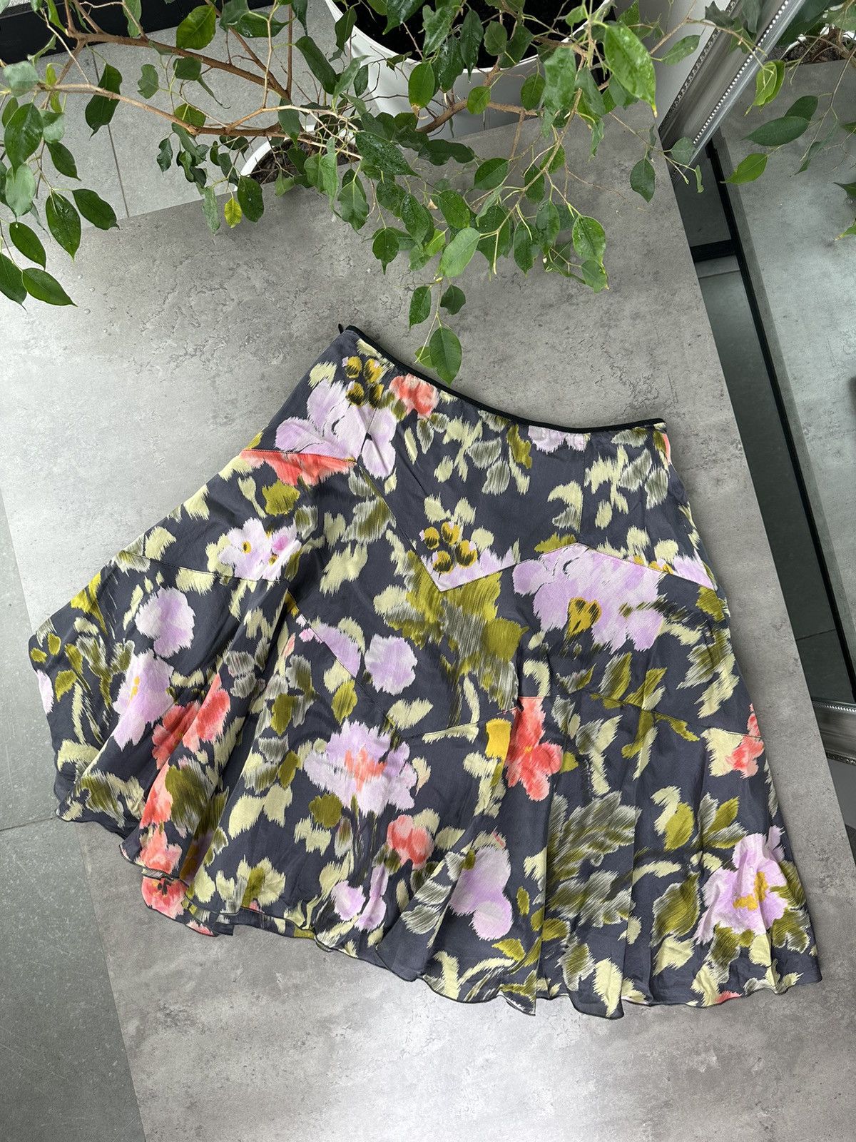 Paul Smith Paul Smith Silk Flared Skirt Size 30" / US 8 / IT 44 - 1 Thumbnail