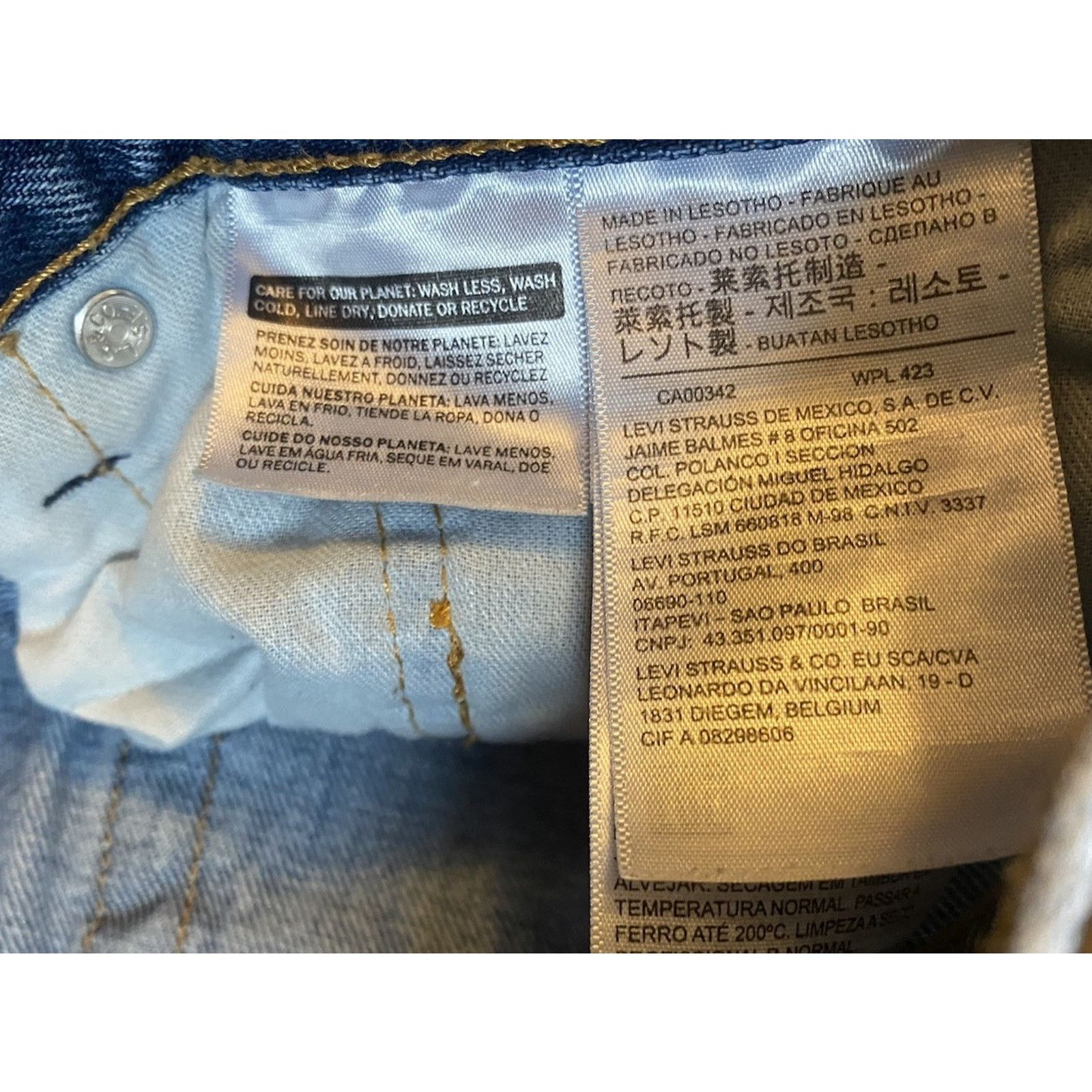 Levi's Levi’s 505 Jeans Men’s 34 X 29 Blue Size US 34 / EU 50 - 7 Thumbnail