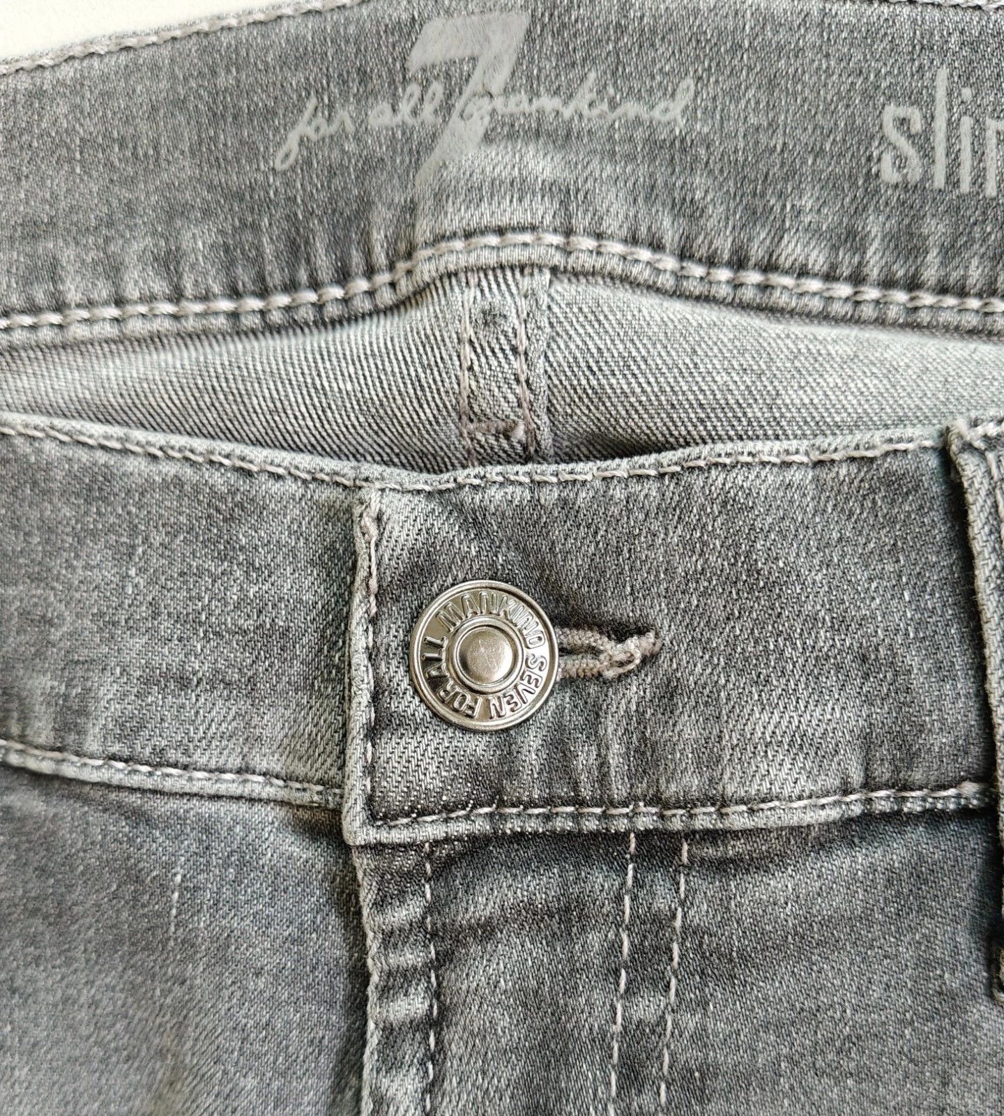 7 For All Mankind 7 For All ManKind SLIMMY TAPEREDJeans T/6006 Size US 32 / EU 48 - 3 Thumbnail