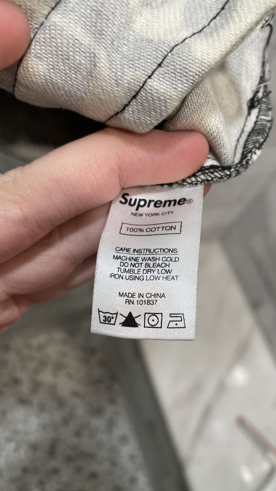 Hysteric Glamour × Supreme SUPREME X HYSTERIC GLAMOUR 2017 TEXT WORK TRUCKER JACKET Size US M / EU 48-50 / 2 - 7 Thumbnail