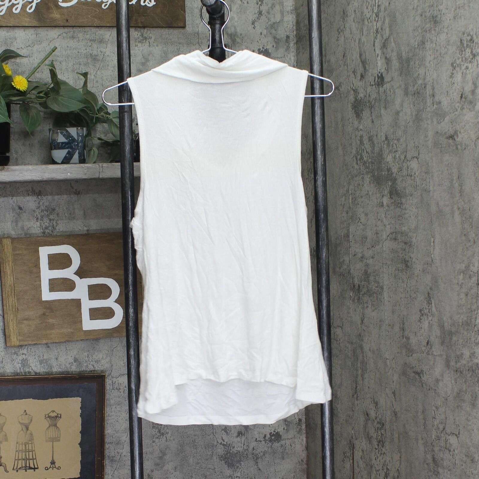 Other Nwt Ultra Flirt Juniors Cowl-neck Tank Top 3c222mc White M Size M / US 6-8 / IT 42-44 - 2 Thumbnail