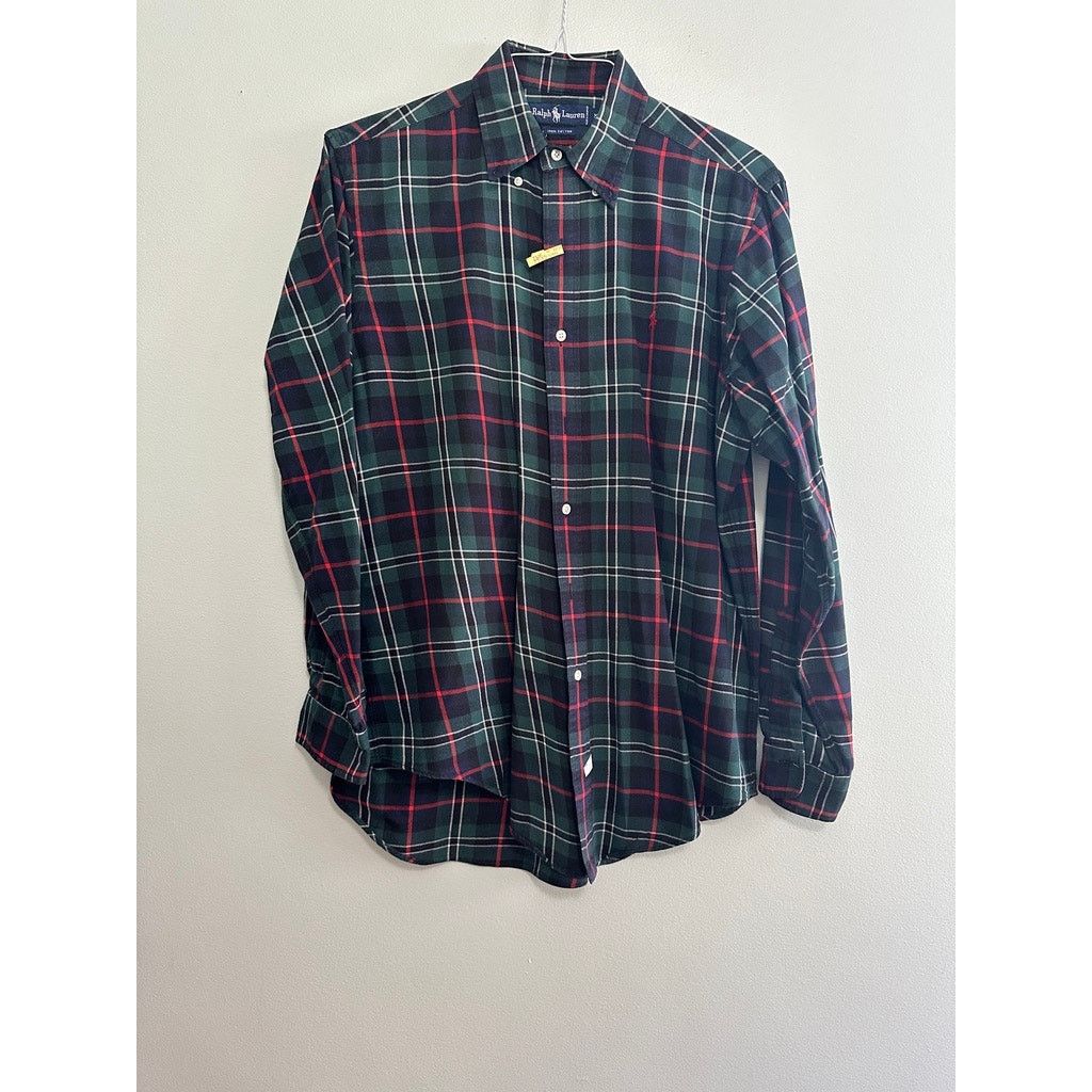Ralph Lauren Ralph Lauren green plaid flannel button down size M Size US M / EU 48-50 / 2 - 2 Thumbnail