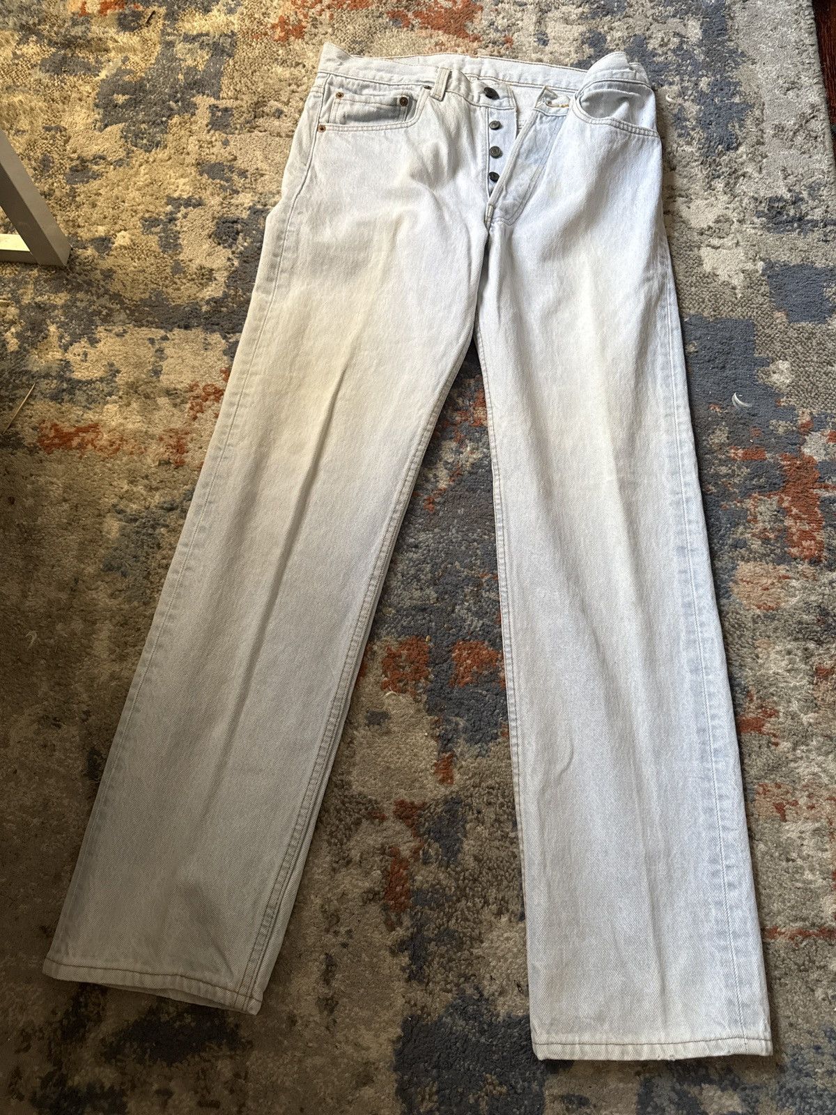 Levi's Vintage Clothing 32x32 vintage button up 501 light washes bkue Size US 32 / EU 48 - 1 Thumbnail