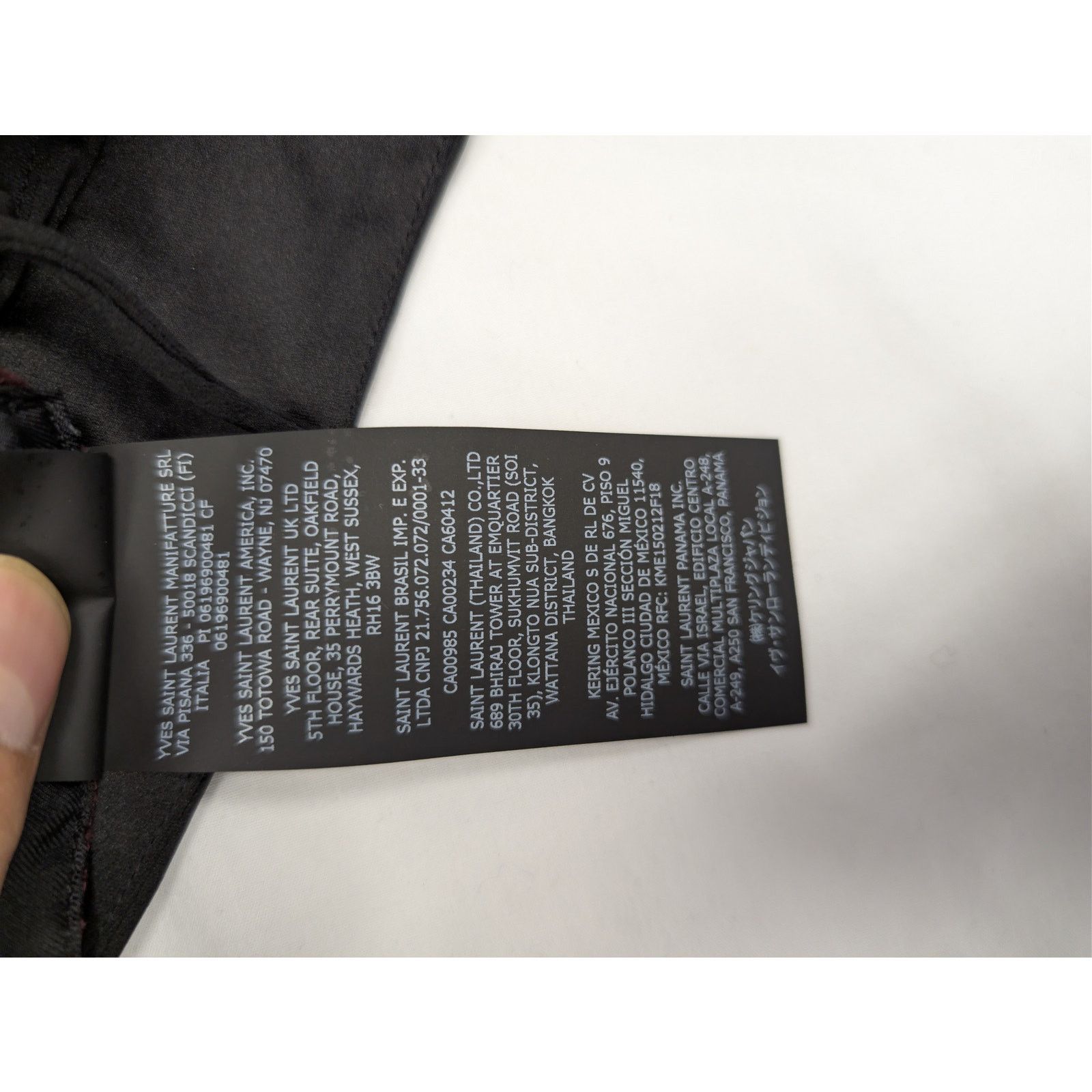 Saint Laurent Paris o1rshd1 Sweatpants / Trousers in Burgundy Size US 32 / EU 48 - 19 Thumbnail