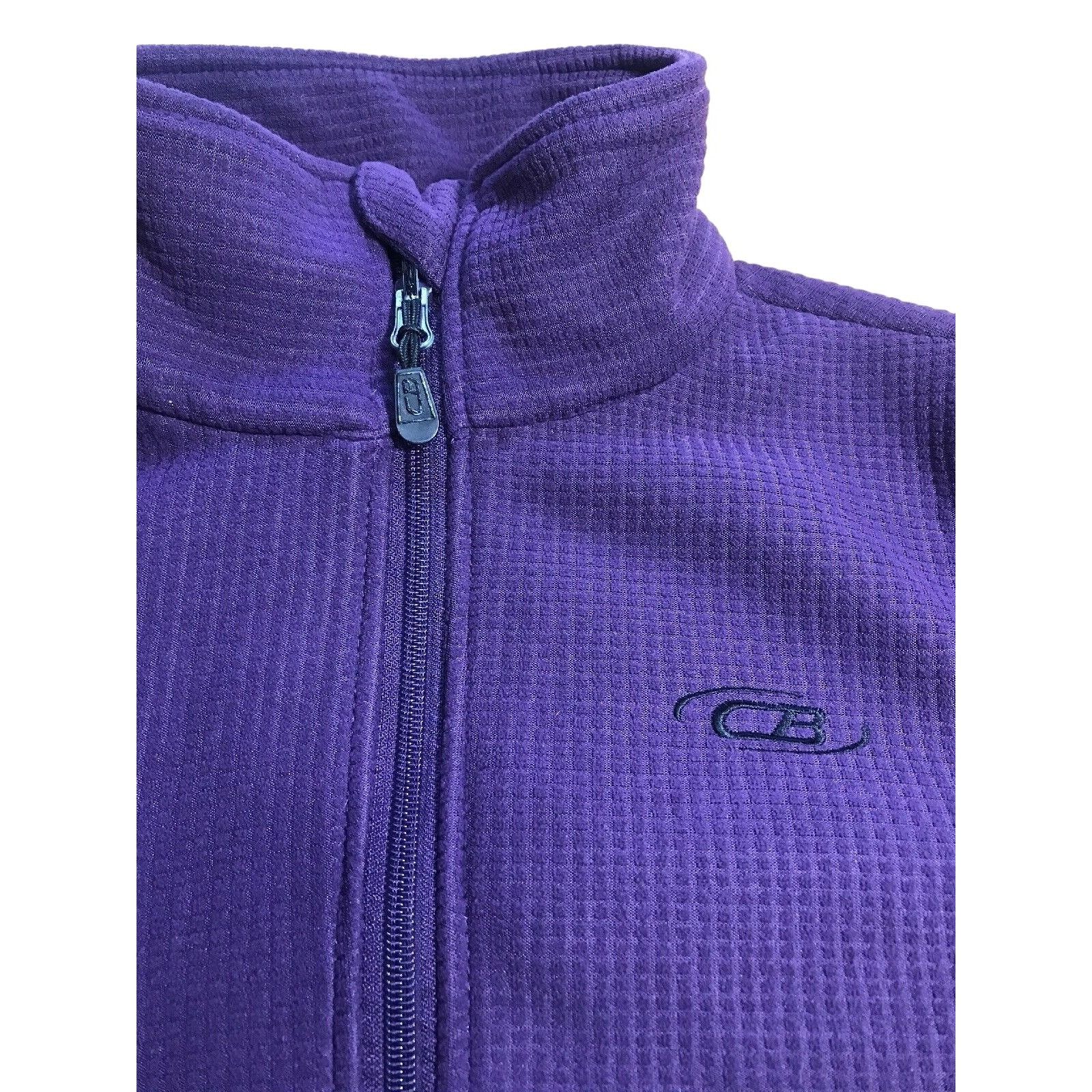 CB Sports CB Sport Woman's Purple Outerwear Fleece Full Zipper Jacket Size M / US 6-8 / IT 42-44 - 4 Thumbnail