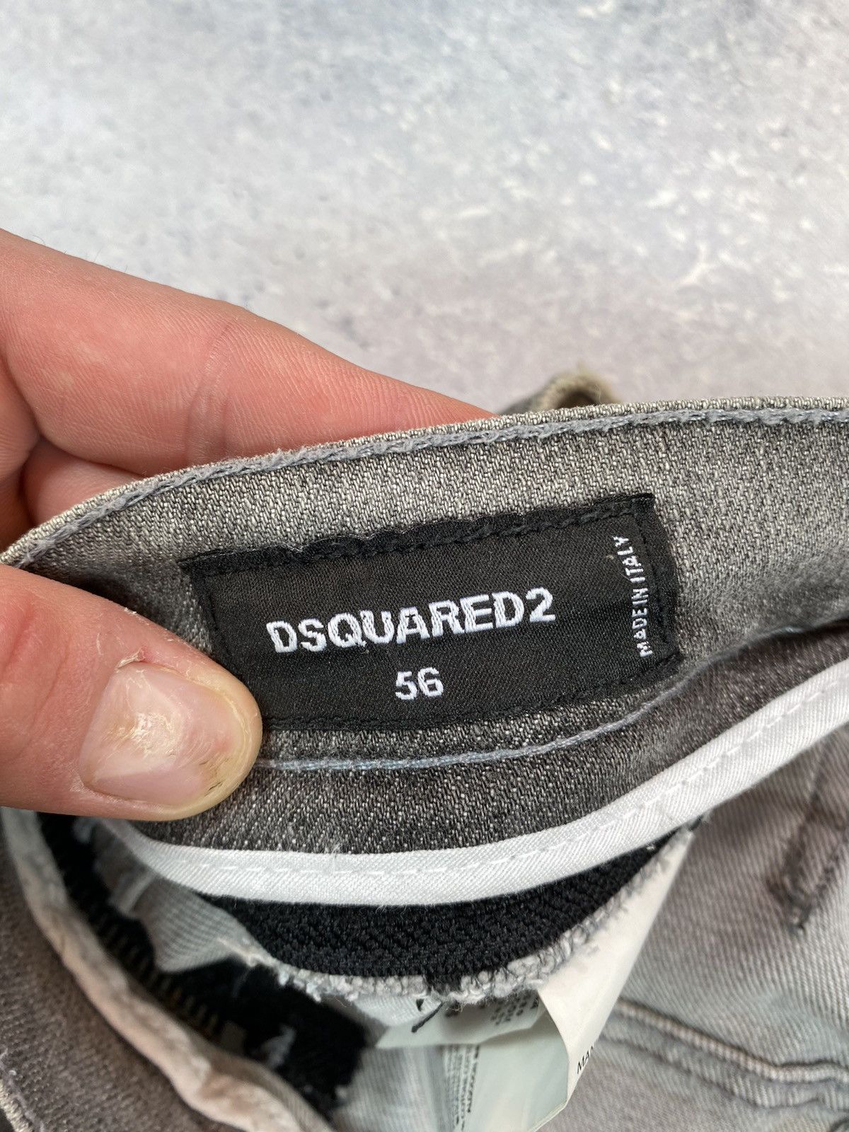 Dsquared2 Dsquared2 Grey Denim Pants Made in Italy Size 56 Size US 42 / EU 58 - 16 Thumbnail