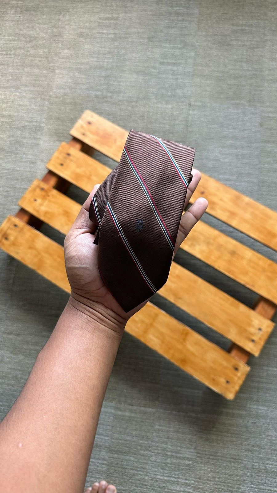 Christian Dior Monsieur × Designer × Vintage VINTAGE DESIGNER CHRISTIAN DIOR TIE Size ONE SIZE - 3 Thumbnail
