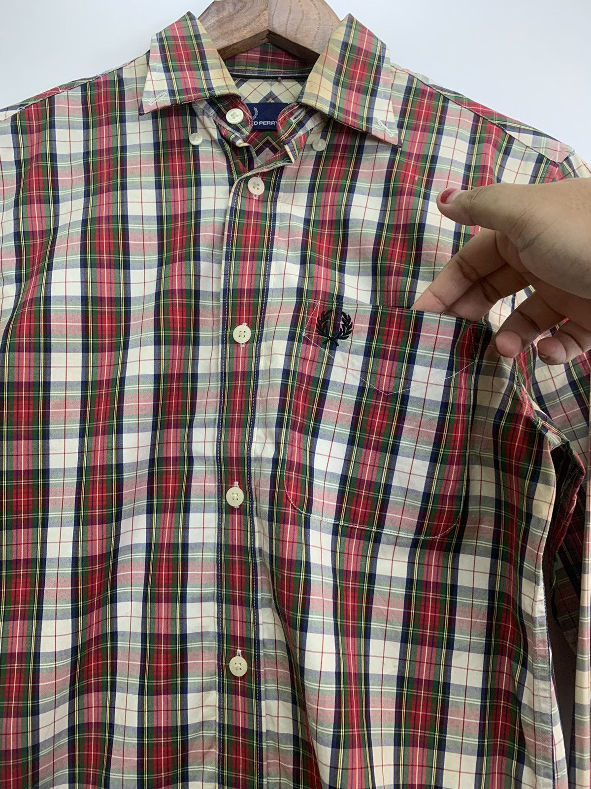Flannel × Fred Perry × Vintage Vintage Fred Perry Flannel Size US XS / EU 42 / 0 - 7 Thumbnail