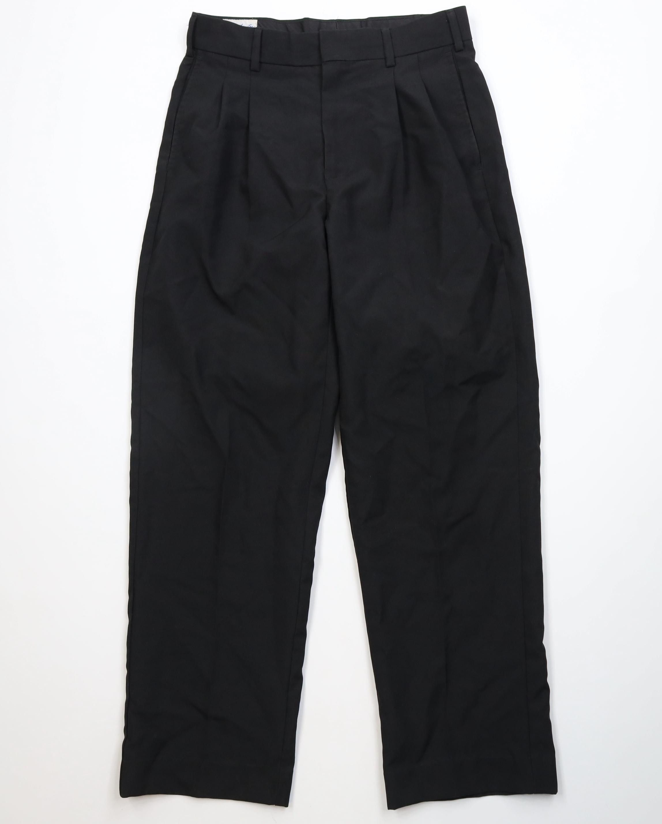 Vintage Vintage 90s Streetwear Knit Chino Pants Trousers Black Size US 30 / EU 46 - 1 Thumbnail