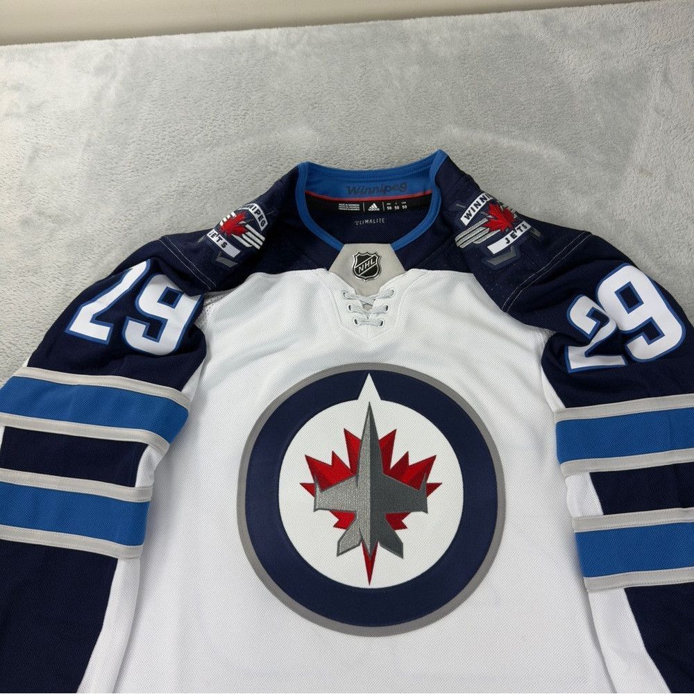 Adidas Winnipeg Jets NWT Men's Size 50 US Patrik Laine Adidas Auth Size US M / EU 48-50 / 2 - 9 Thumbnail