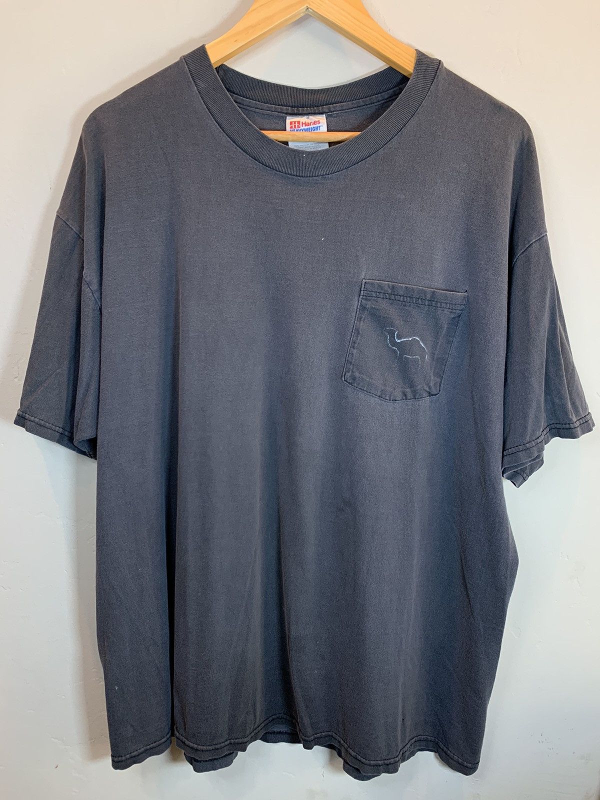 Camel × Vintage *RARE* Vintage 90’s Camel Cigarettes Faded Art Pocket Shirt Size US XL / EU 56 / 4 - 2 Thumbnail
