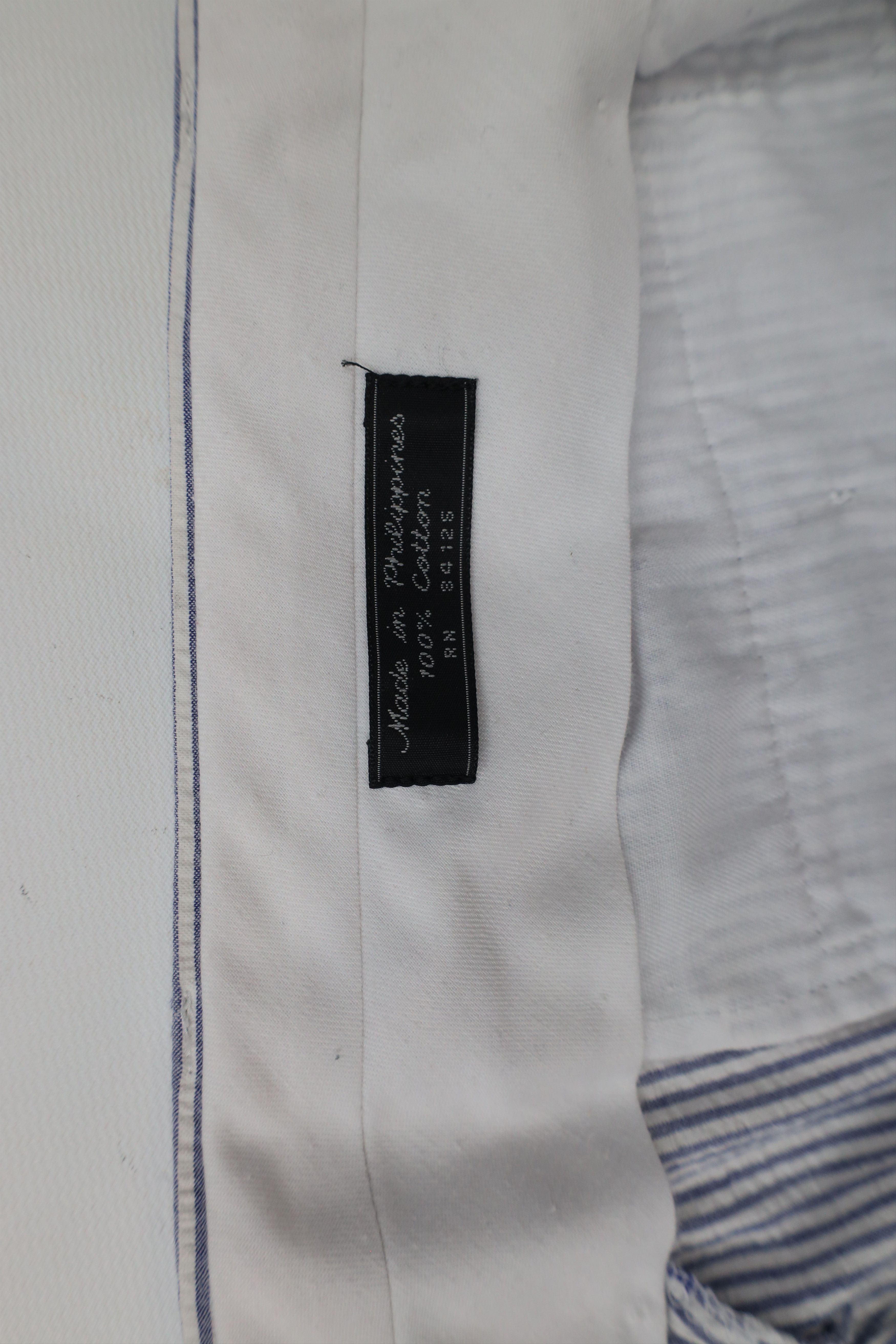 Vintage Vintage 90s Streetwear Wide Leg Seersucker Chino Pants Size US 32 / EU 48 - 8 Thumbnail