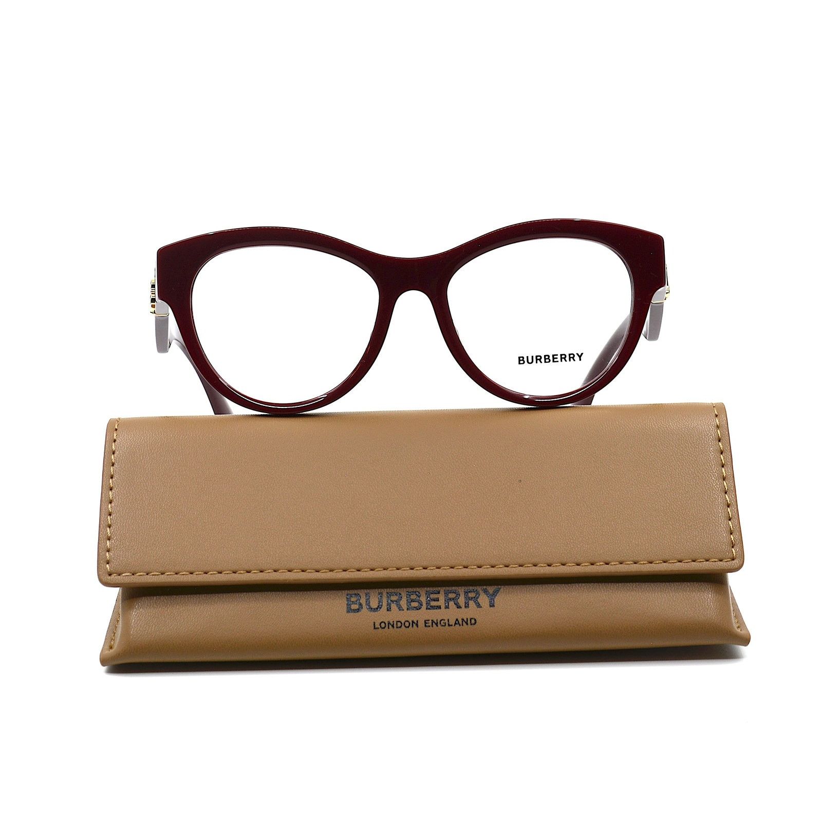 Burberry NEW BURBERRY BE2404F 4119 BORDEAUX EYEGLASSES FRAME Size ONE SIZE - 6 Thumbnail