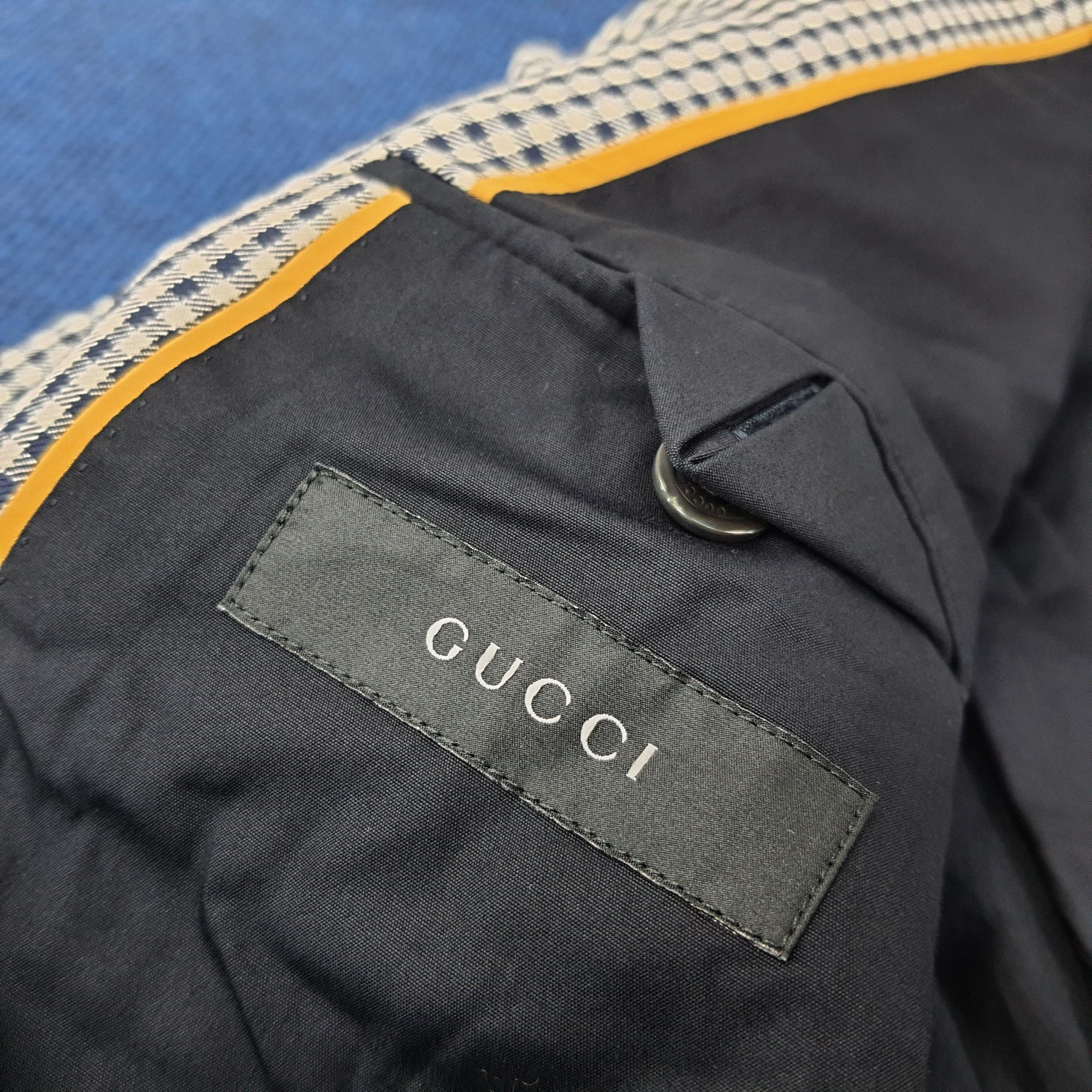 Gucci × Vintage Vintage Gucci 52R Designer Blazer Size US M / EU 48-50 / 2 - 7 Thumbnail