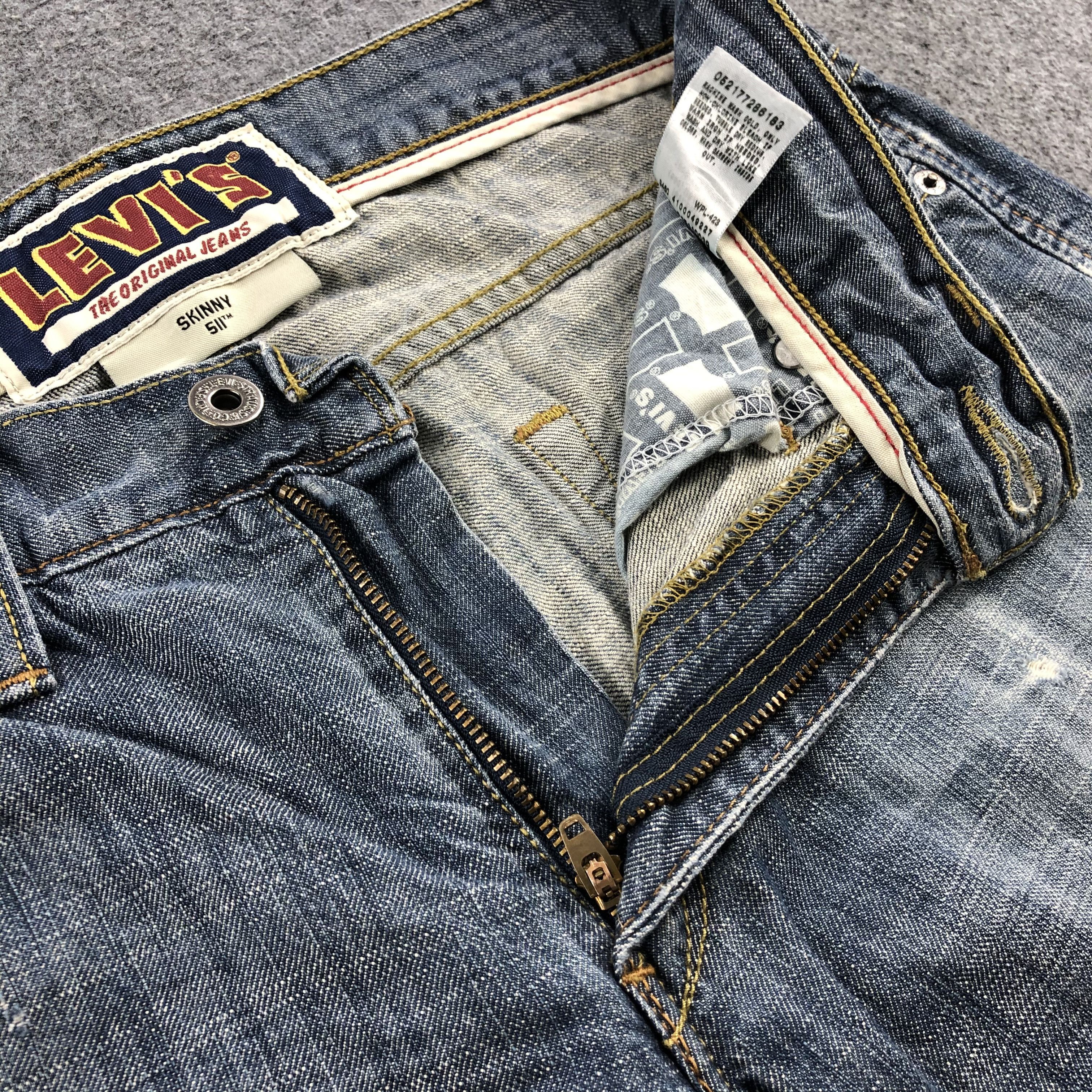 Levi's × Vintage Vintage Levis 505 Skinny Jeans-JM1270 Size US 33 - 8 Thumbnail