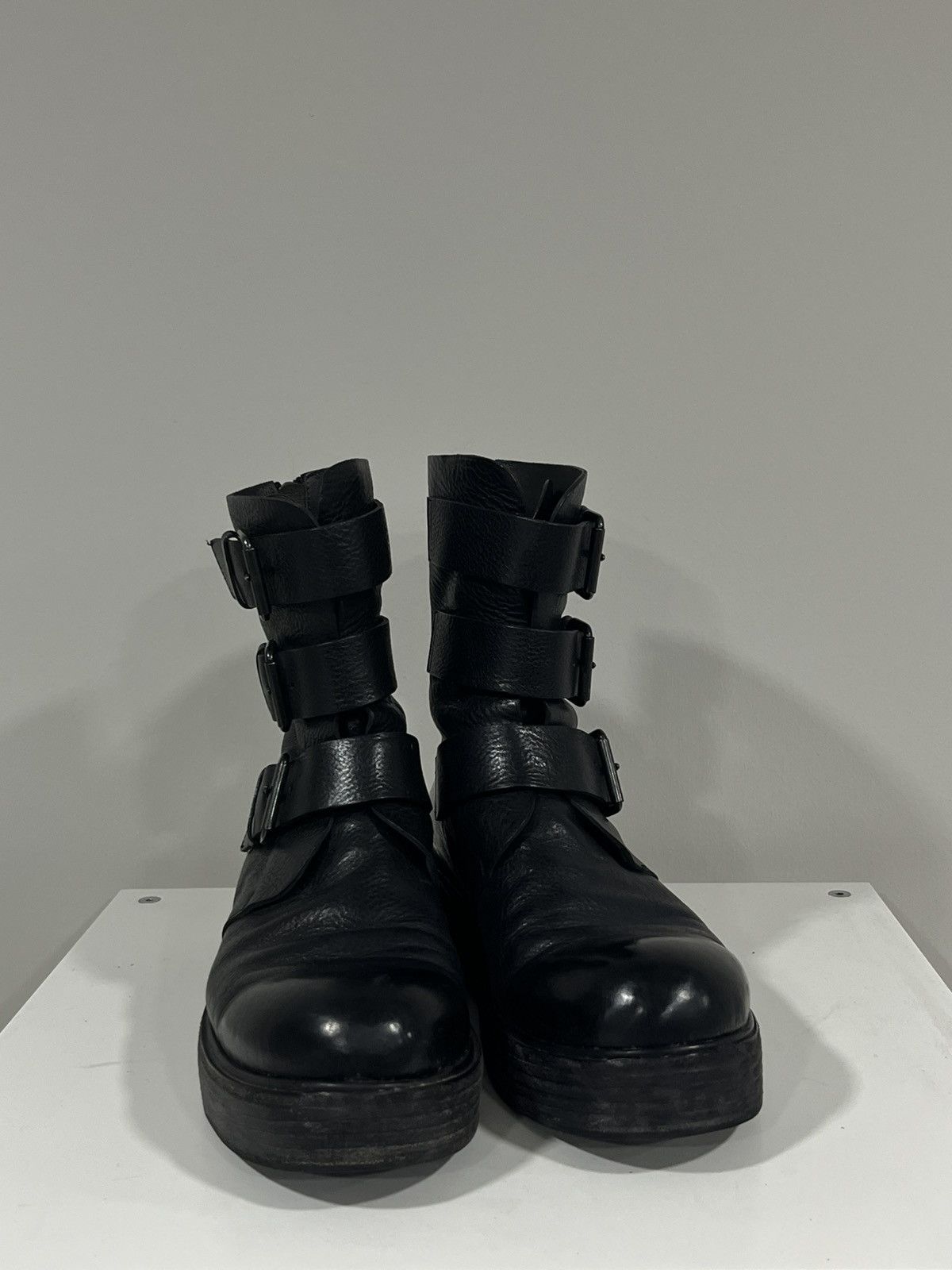 Marsell Triple Buckle Boot Black. Size 40 Size US 10 / IT 40 - 3 Thumbnail
