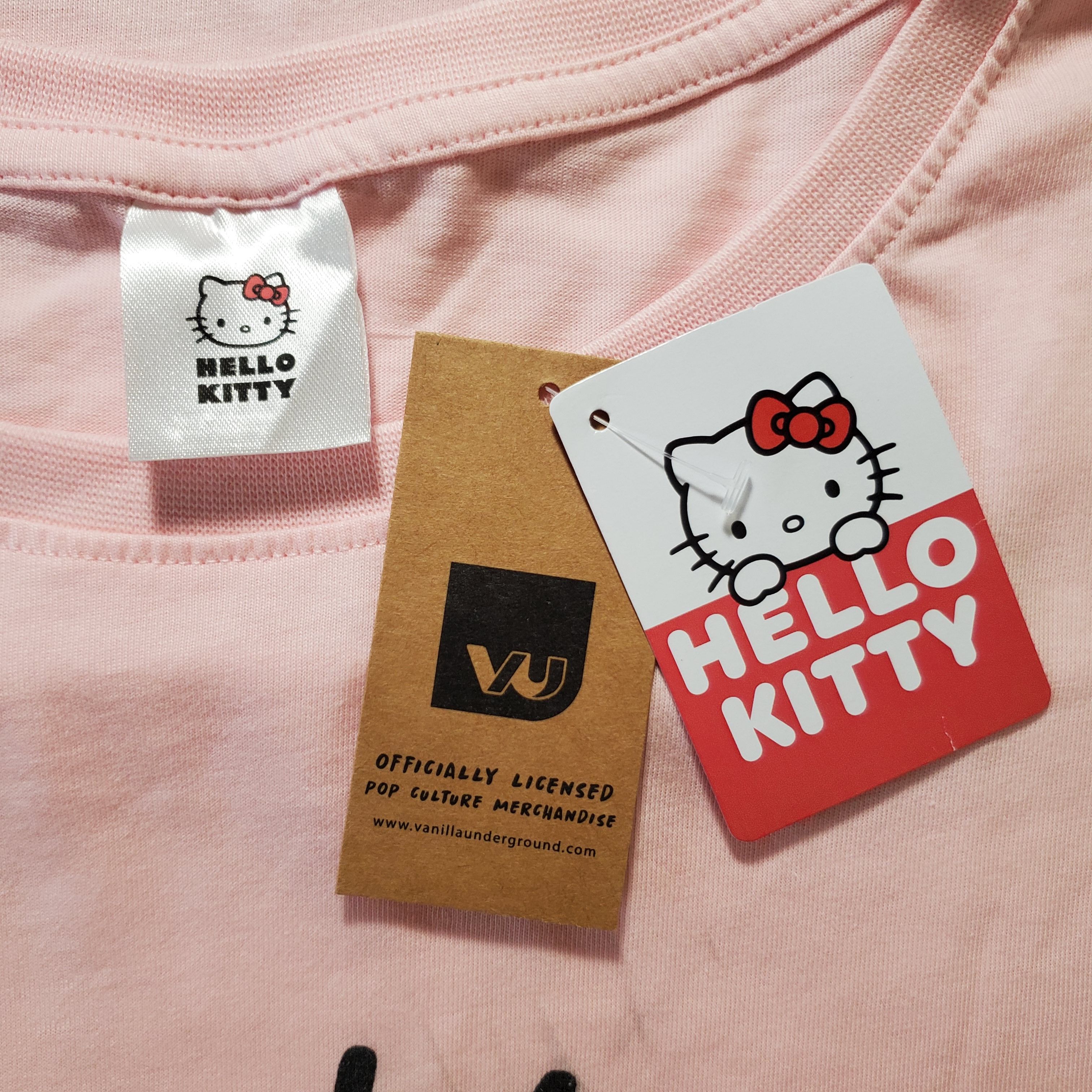 Other Hello Kitty Size L NEW T-Shirt Genuine Sanrio Light Pink Size L / US 10 / IT 46 - 8 Thumbnail