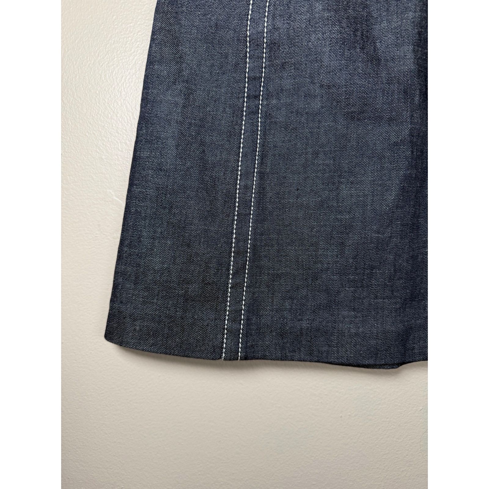 Prada Prada Denim Mini Skirt size 36/4 US Size 27" / US 4 / IT 40 - 4 Thumbnail