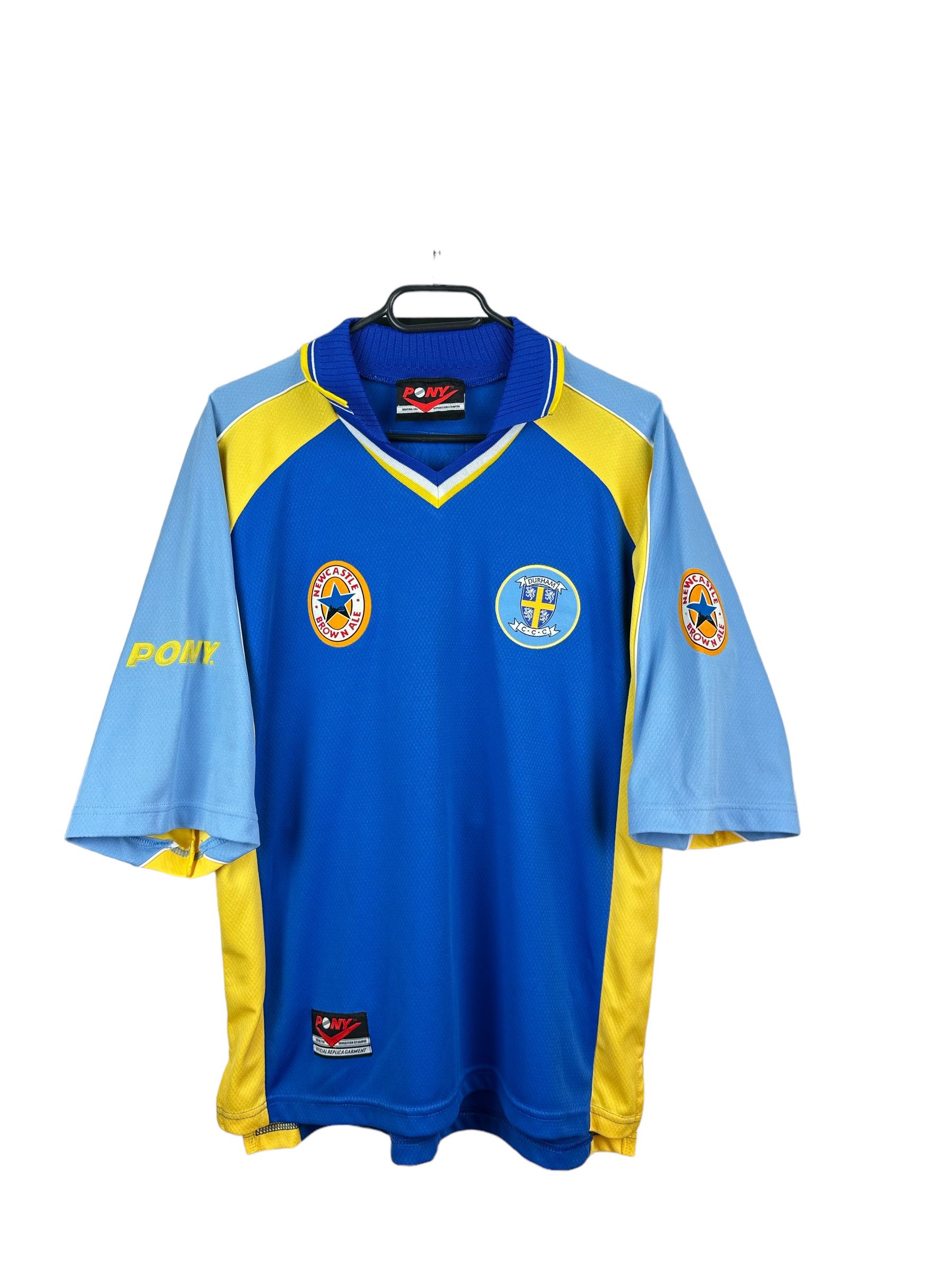 Vintage Durham County Cricket Club Shirt Jersey Rare Pony
