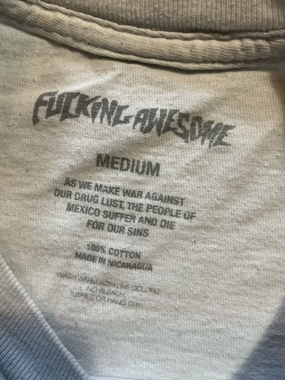 Fucking Awesome F*cking Awesome Boxing Auto Car White Graphic S/S T-Shirt Size US M / EU 48-50 / 2 - 6 Thumbnail