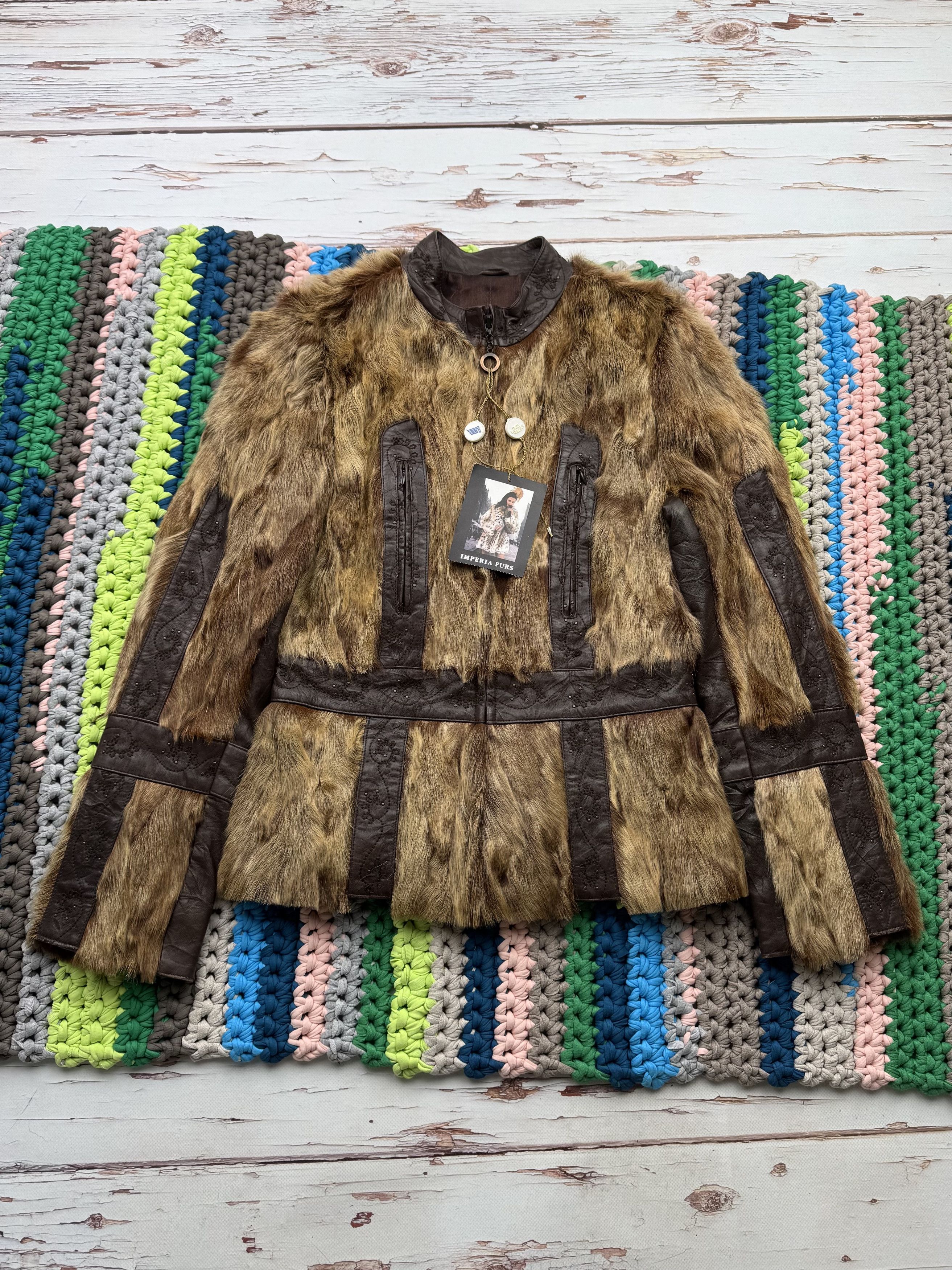 Vintage Real Fur Jacket (D15)