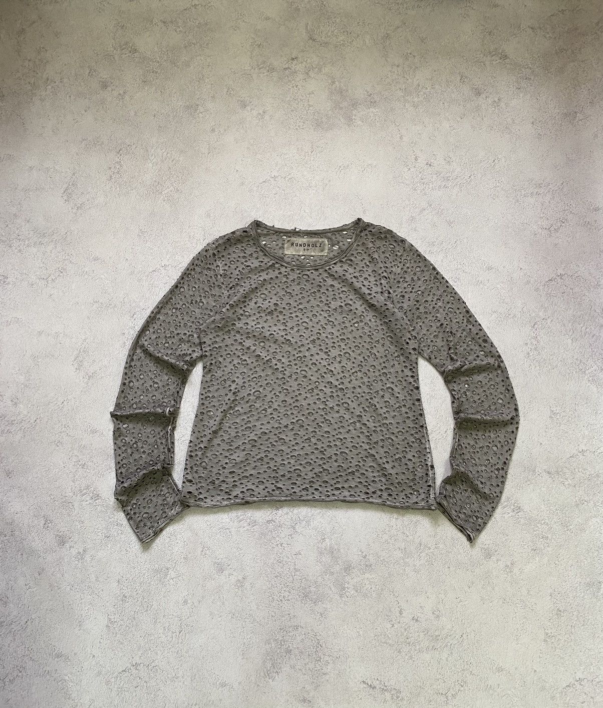 Rundholz Rundholz Dip Women’s Distressed Long Sleeve Top Size M-L Size M / US 6-8 / IT 42-44 - 1 Thumbnail