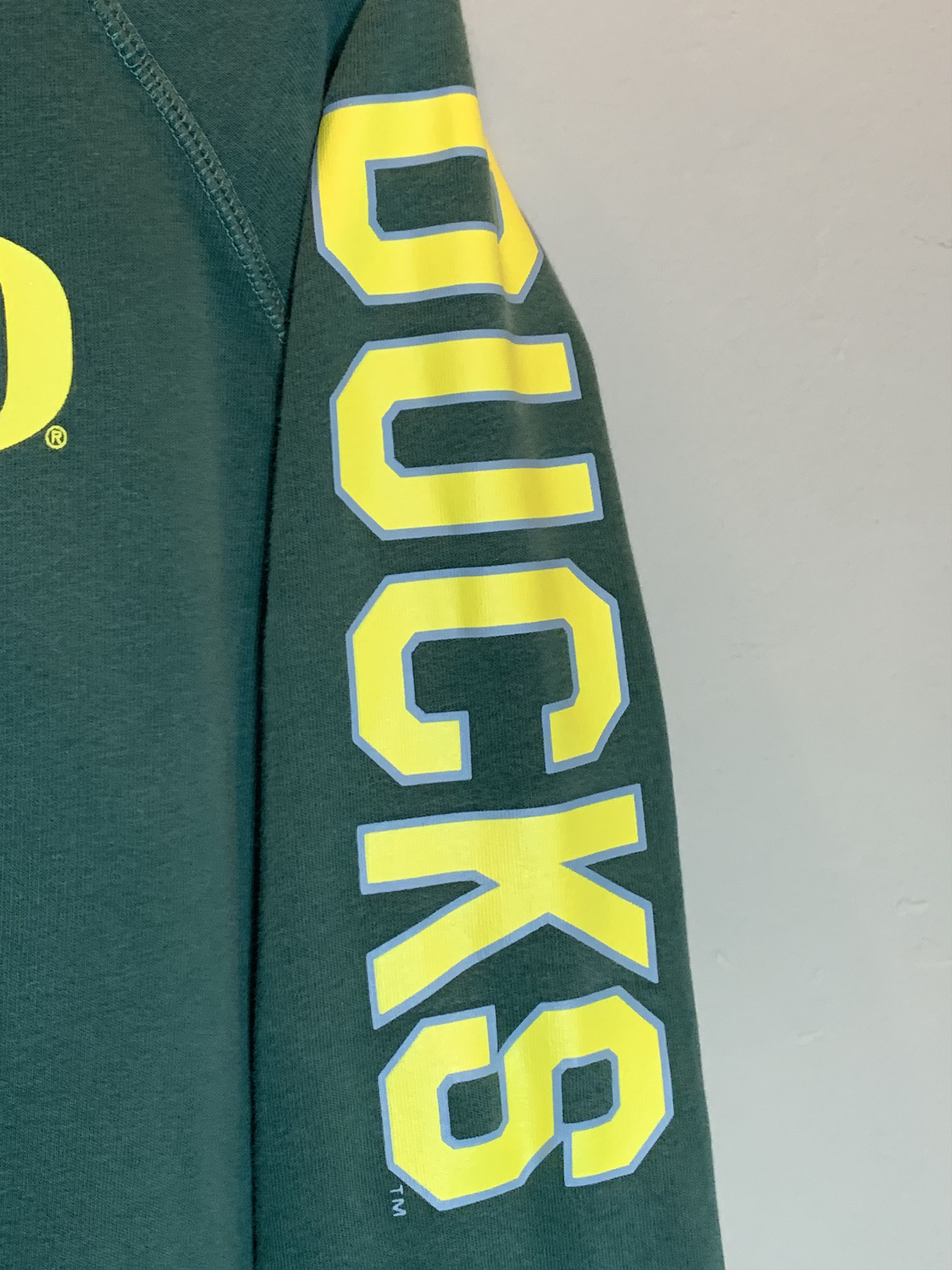 Nike *RARE* Vintage Nike Oregon Ducks Swoosh Zip Hoodie - M Size US M / EU 48-50 / 2 - 7 Thumbnail