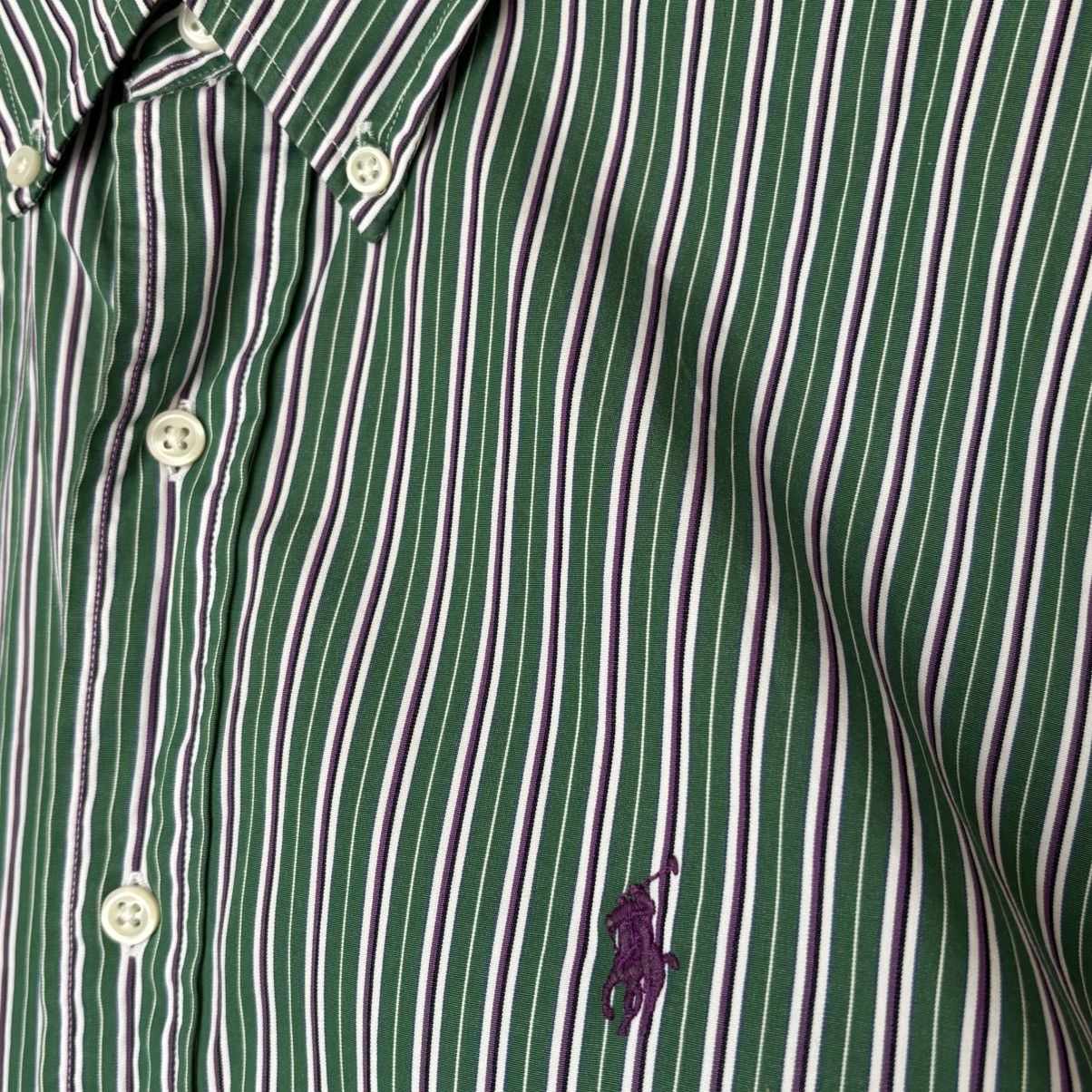 Polo Ralph Lauren Polo Ralph Lauren custom fit shirt large vintage rare Size US L / EU 52-54 / 3 - 6 Thumbnail