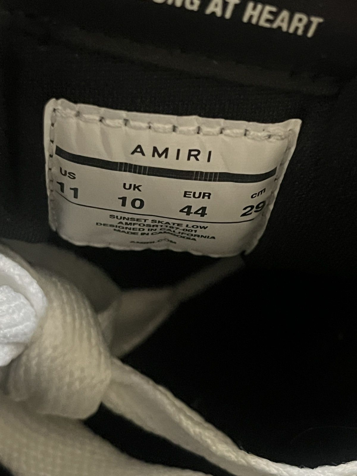 Amiri Amiri Bandana Sunset Skate Sneakers Sz 44(11us) Size US 11 / EU 44 - 7 Thumbnail