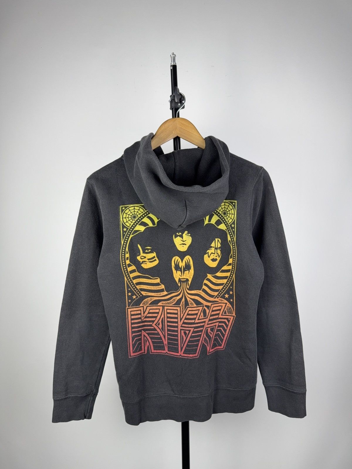 KISS Vintage 00s KISS Big Logo Retro faded Full Zip Sweatshirt Size M / US 6-8 / IT 42-44 - 1 Thumbnail