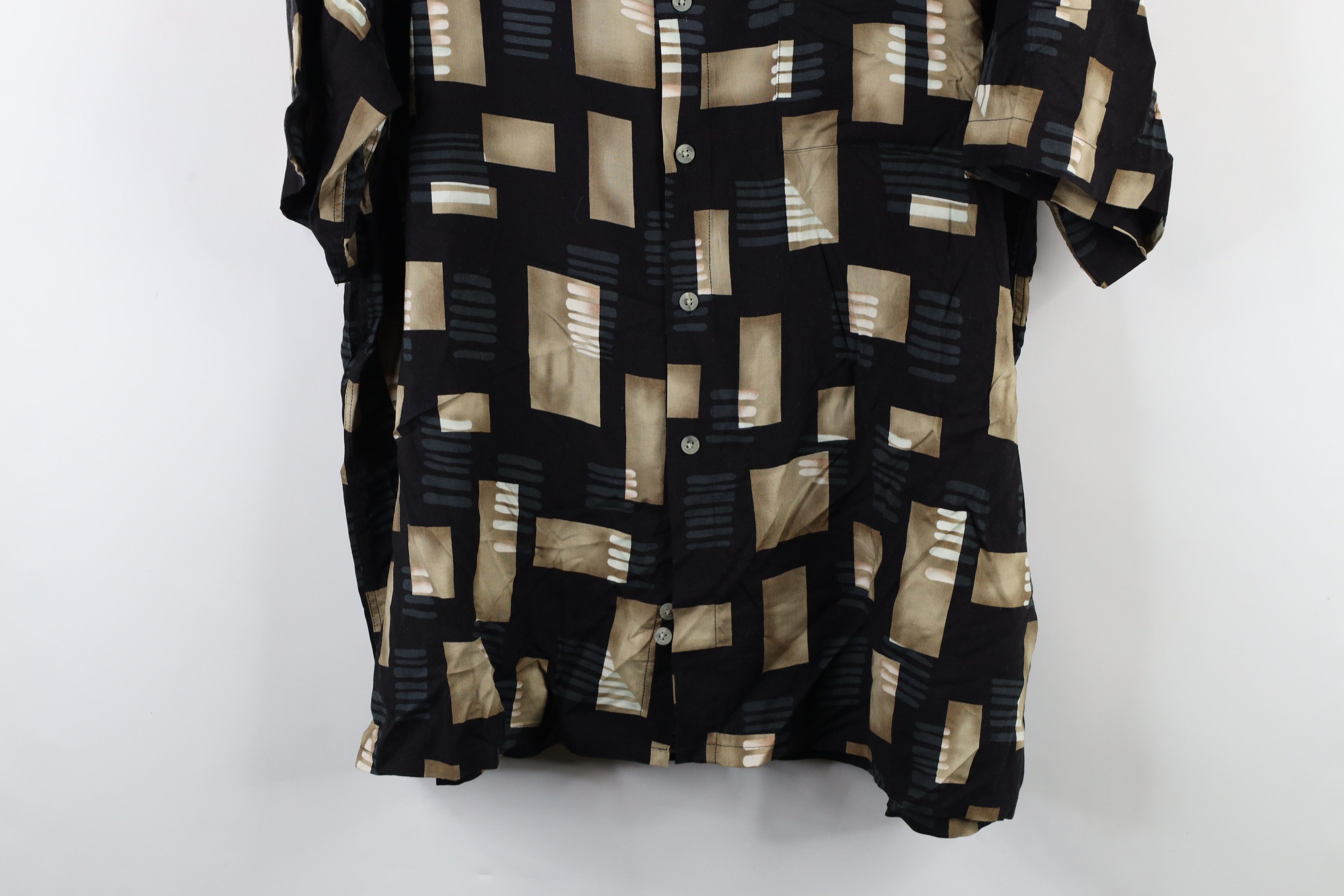 Vintage Deadstock Vintage 90s Streetwear Short Sleeve Collared Shirt Size US XL / EU 56 / 4 - 3 Thumbnail