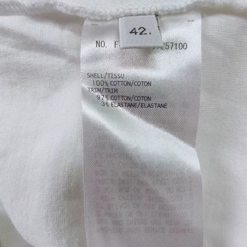 Thom Browne Thom Browne White embroidered short sleeves Size M / US 6-8 / IT 42-44 - 6 Thumbnail