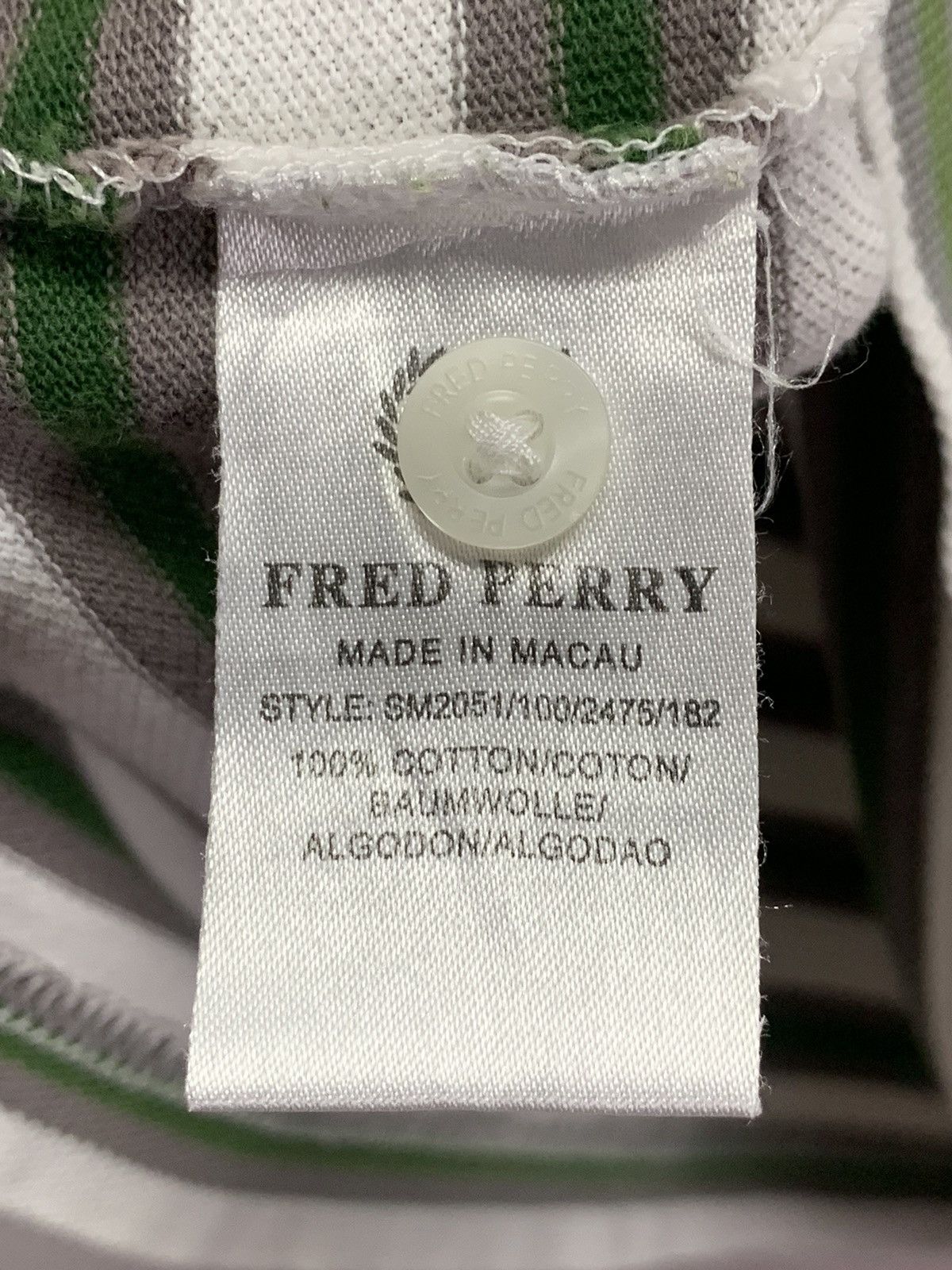 Fred Perry × Vintage Vintage Fred Perry Stripe Polo Size US S / EU 44-46 / 1 - 14 Thumbnail