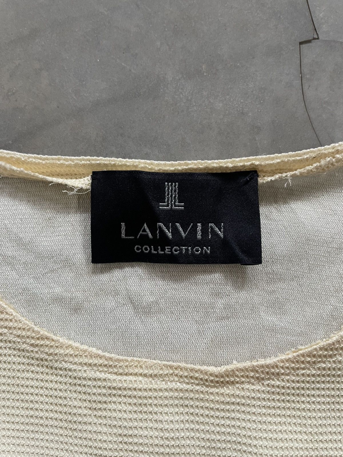 Lanvin Rare Archive Lanvin Avant-Garde Layered Raw-Edge Longsleeve Size M / US 6-8 / IT 42-44 - 12 Thumbnail