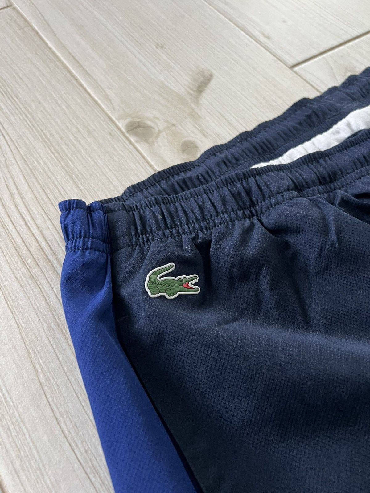 Lacoste Vintage Lacoste Nylon Y2K Logo Pants XXL Blue Size US 38 / EU 54 - 7 Thumbnail