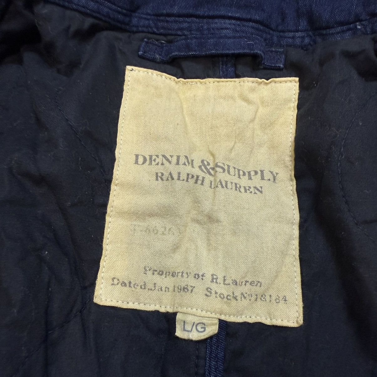 Polo Ralph Lauren Vintage Military Work Jacket Denim Supply Ralph Lauren Size US L / EU 52-54 / 3 - 14 Thumbnail