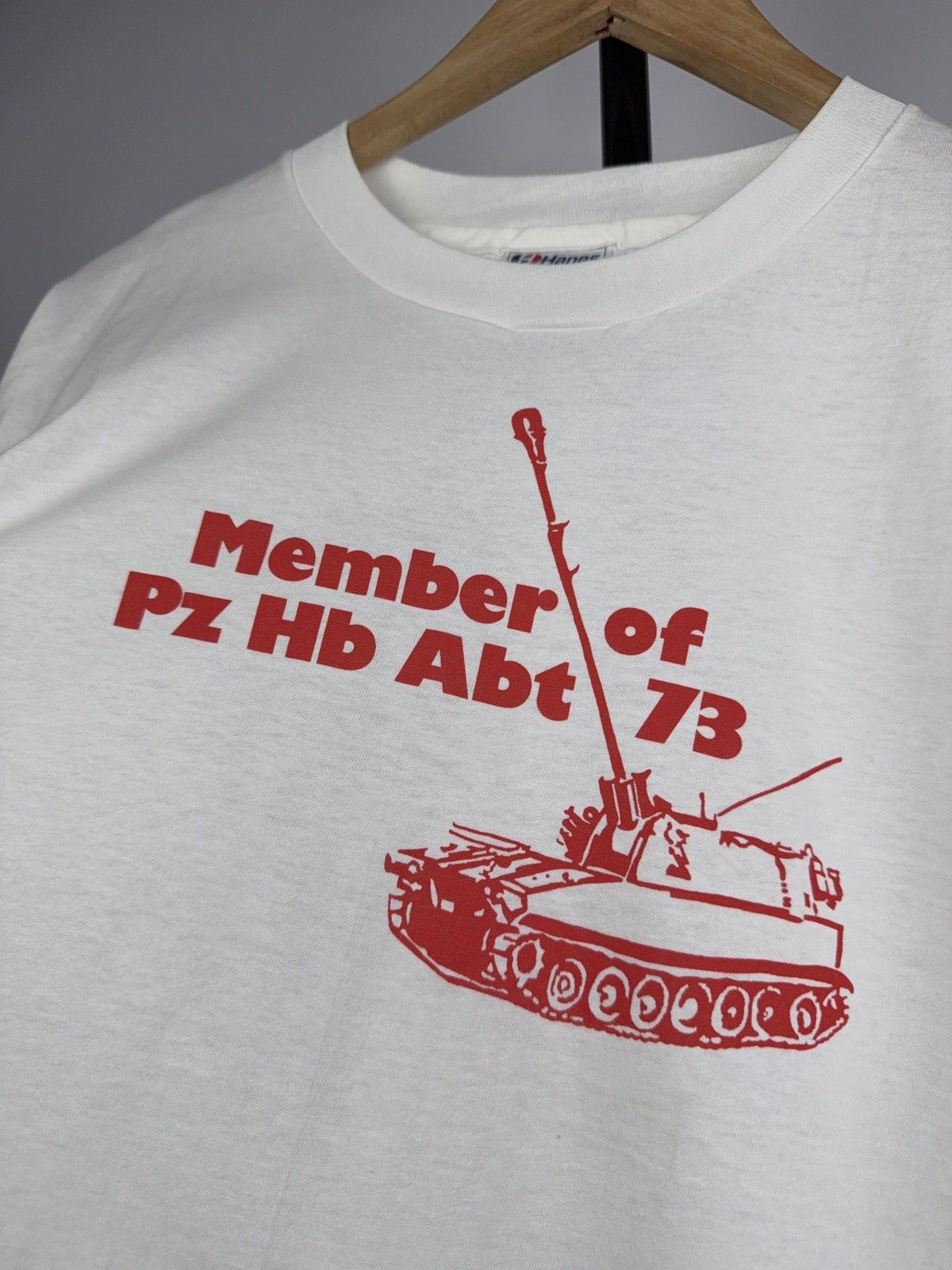 Vintage Vintage 90s 🇩🇪 Tank Army Germany PZ HB ABT 73 t shirt Size US XL / EU 56 / 4 - 2 Thumbnail