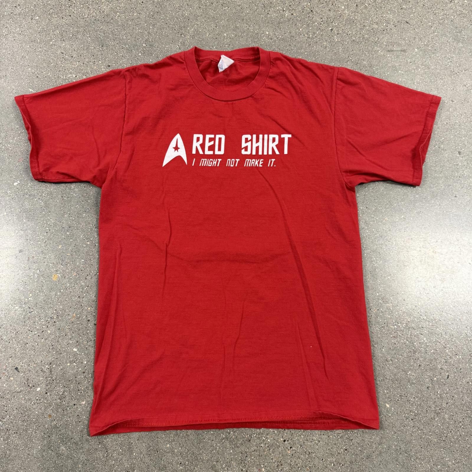 Designer Star Trek I Might Not Make It T-Shirt - Red - S Size US S / EU 44-46 / 1 - 1 Thumbnail