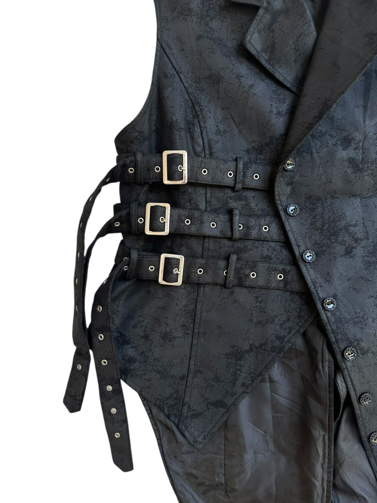 Japanese Brand Glamorous Asymmetrical Vest - Gothic Tailcoat Archive Size US M / EU 48-50 / 2 - 6 Thumbnail